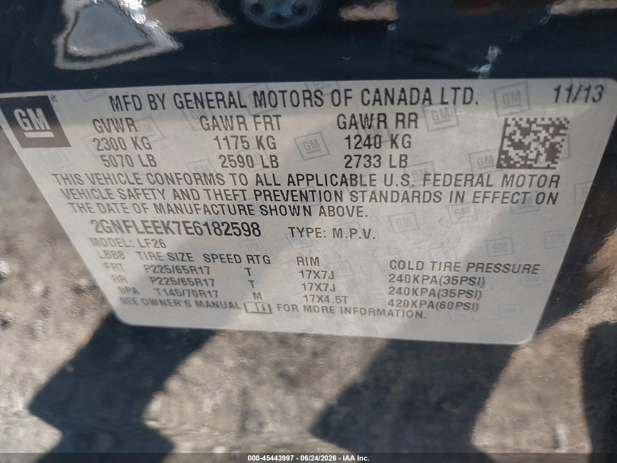 2014 Chevrolet Equinox Ls Black vin: 2GNFLEEK7E6182598
