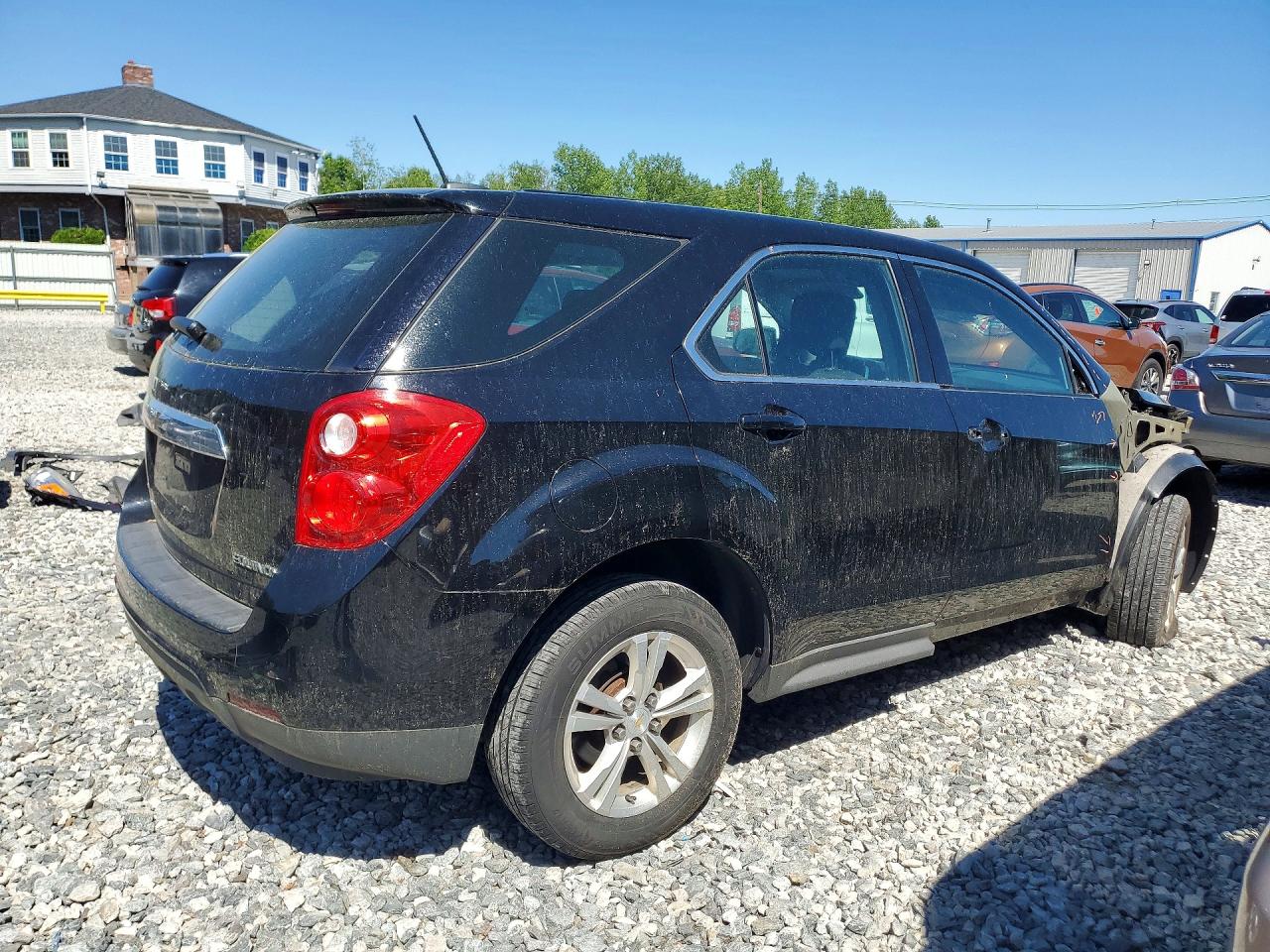 2015 Chevrolet Equinox Ls Black vin: 2GNFLEEK7F6215780