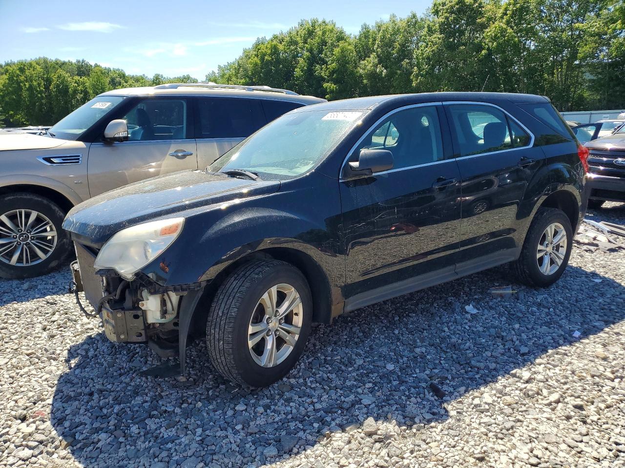 2015 Chevrolet Equinox Ls Black vin: 2GNFLEEK7F6215780