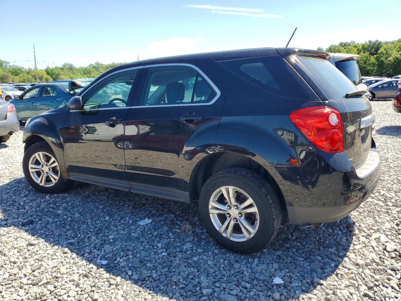 2015 Chevrolet Equinox Ls Black vin: 2GNFLEEK7F6215780