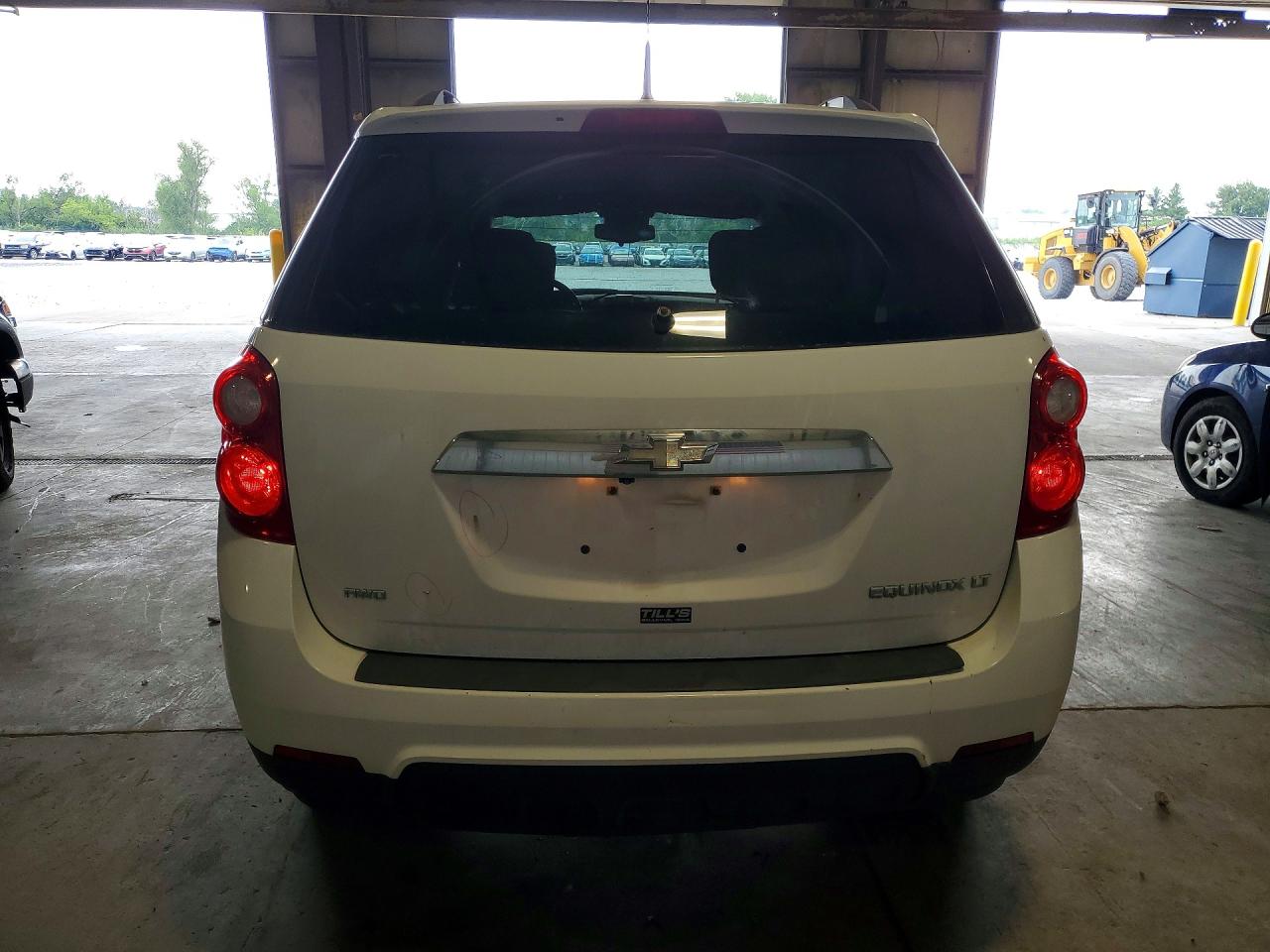 2012 Chevrolet Equinox Lt White vin: 2GNFLEEK8C6288281