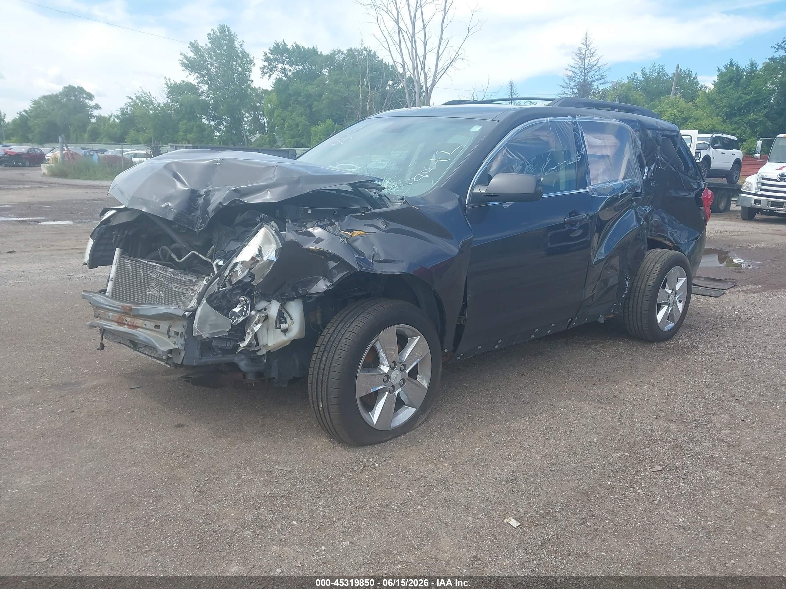 2013 Chevrolet Equinox 1lt Gray vin: 2GNFLEEK8D6178042