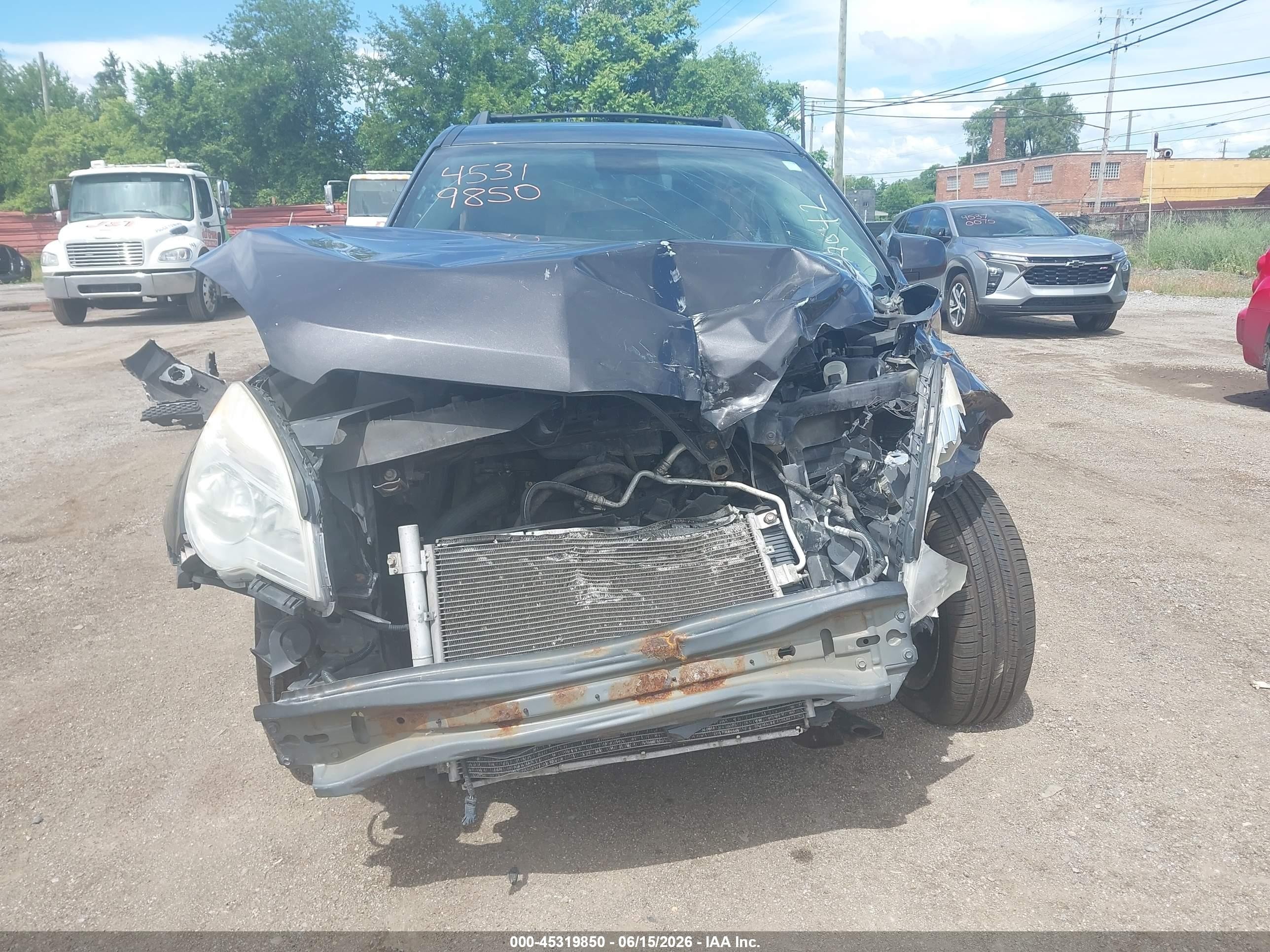 2013 Chevrolet Equinox 1lt Gray vin: 2GNFLEEK8D6178042