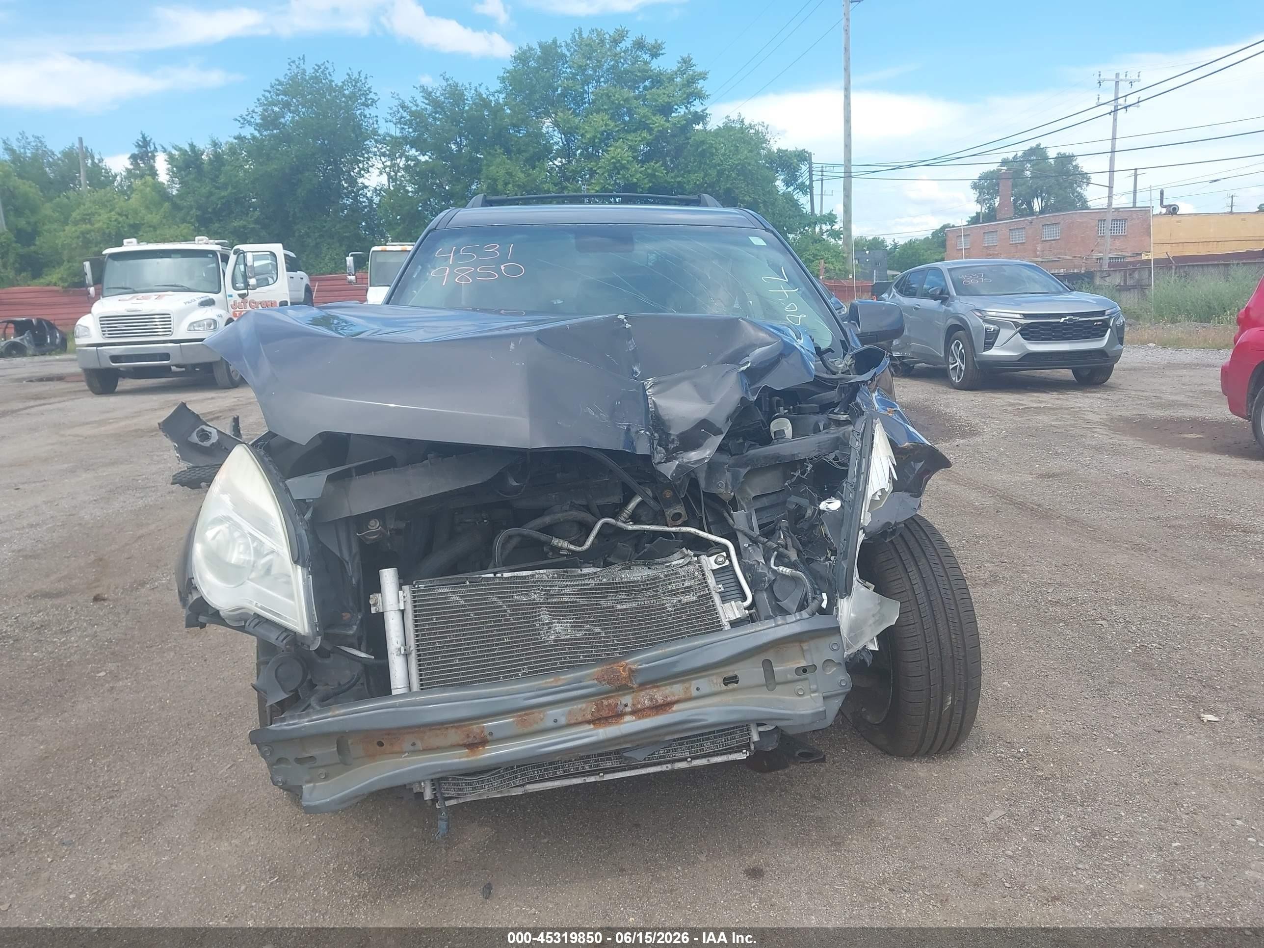 2013 Chevrolet Equinox 1lt Gray vin: 2GNFLEEK8D6178042