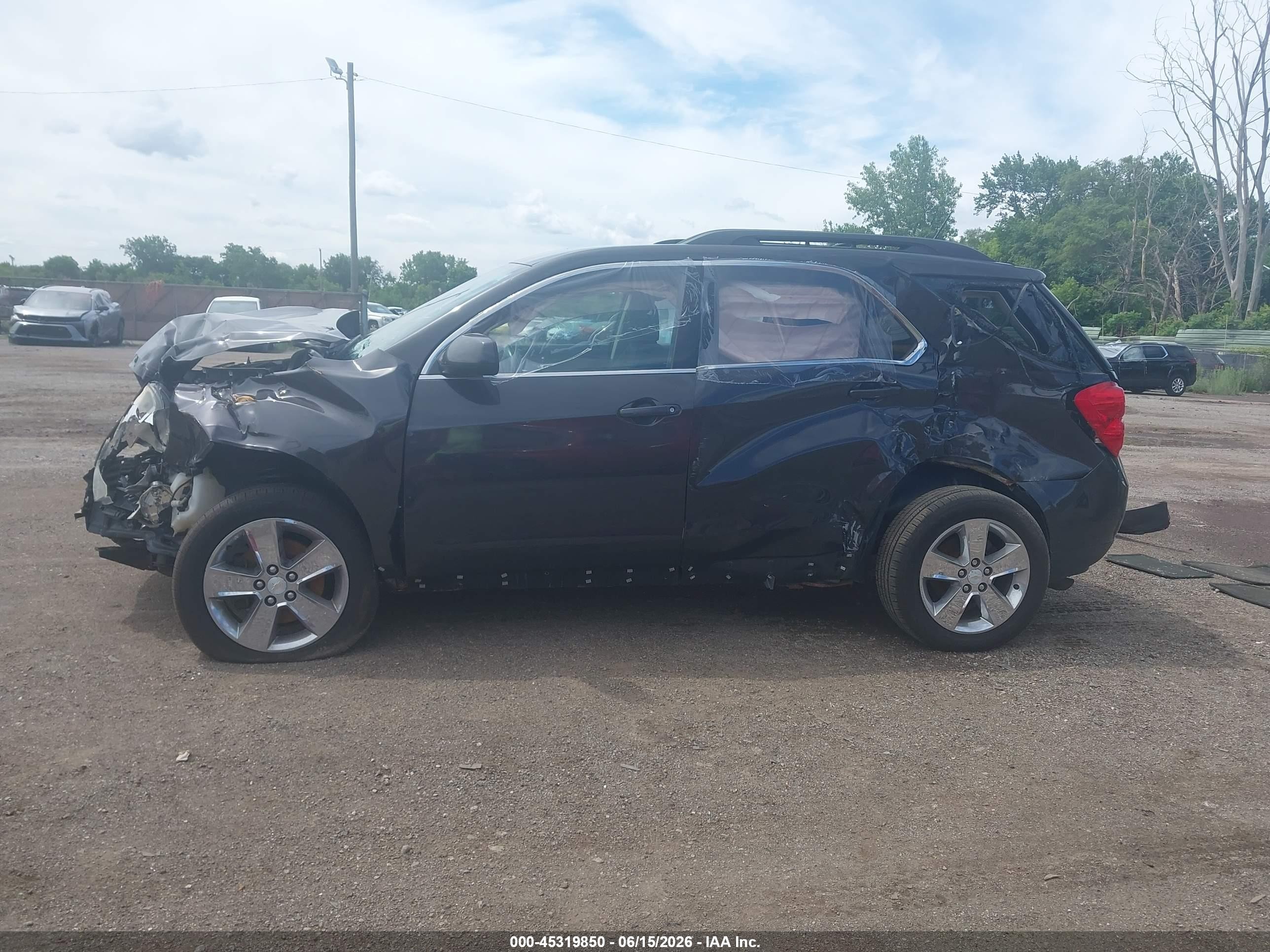 2013 Chevrolet Equinox 1lt Gray vin: 2GNFLEEK8D6178042