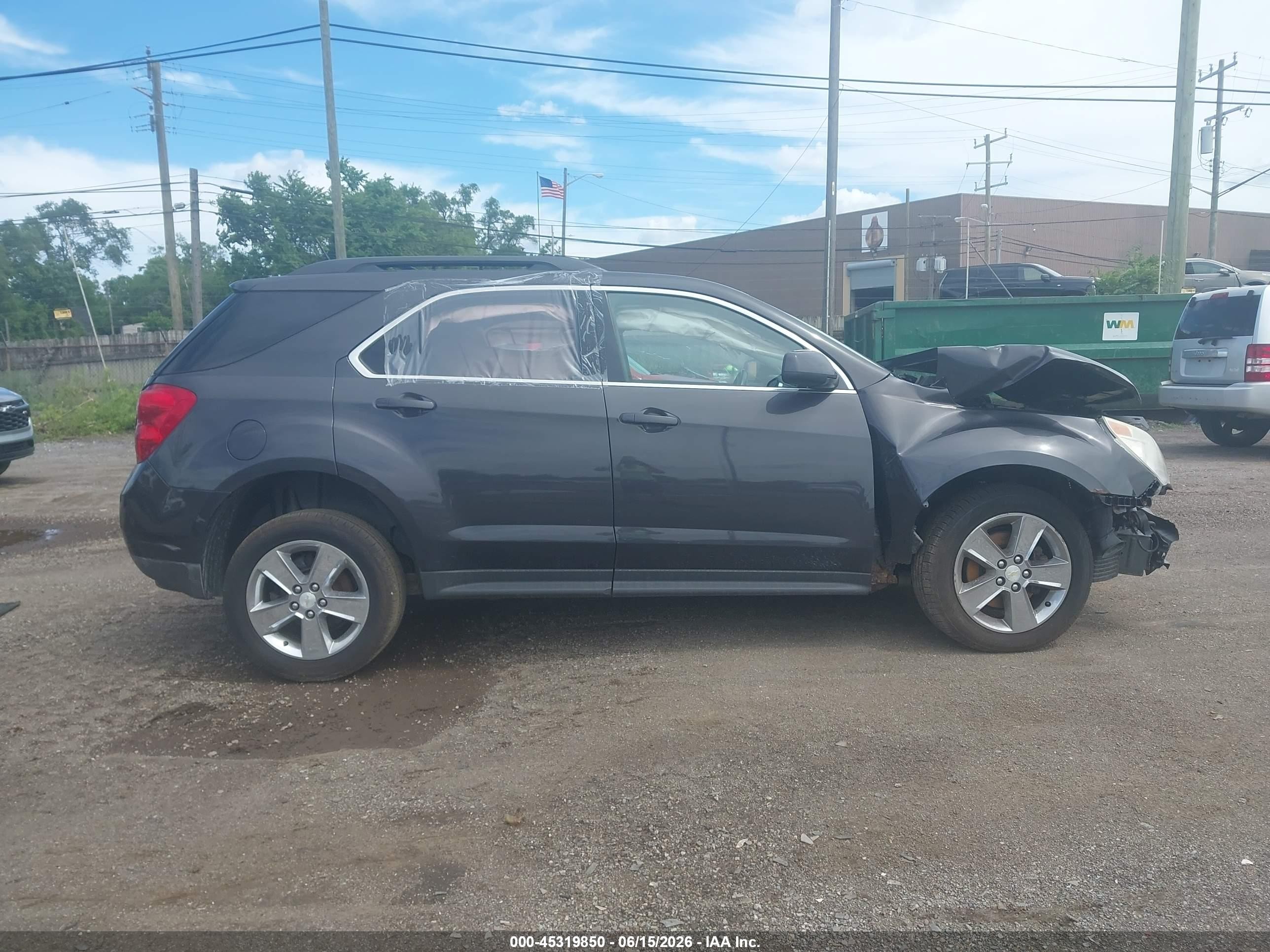 2013 Chevrolet Equinox 1lt Gray vin: 2GNFLEEK8D6178042