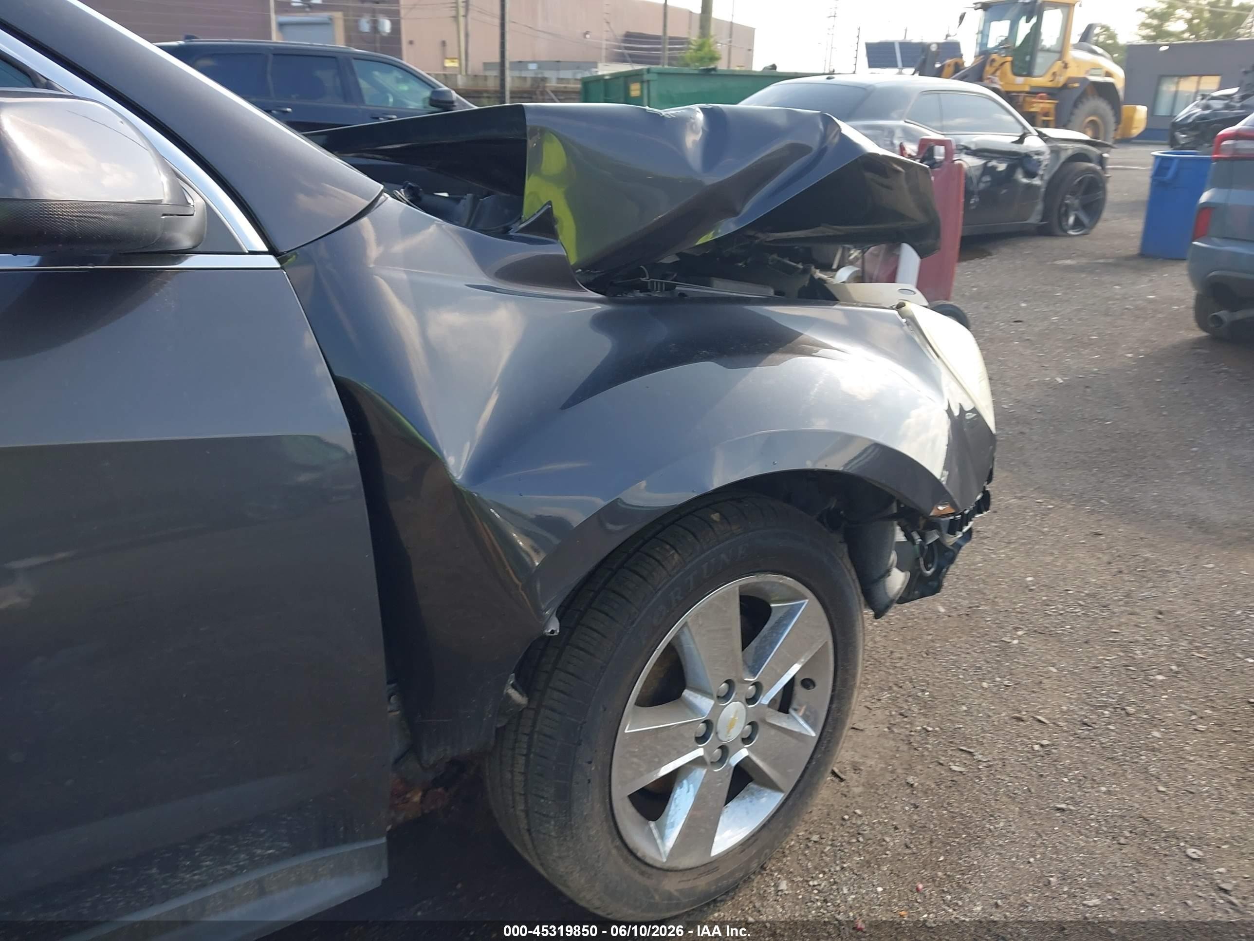 2013 Chevrolet Equinox 1lt Gray vin: 2GNFLEEK8D6178042