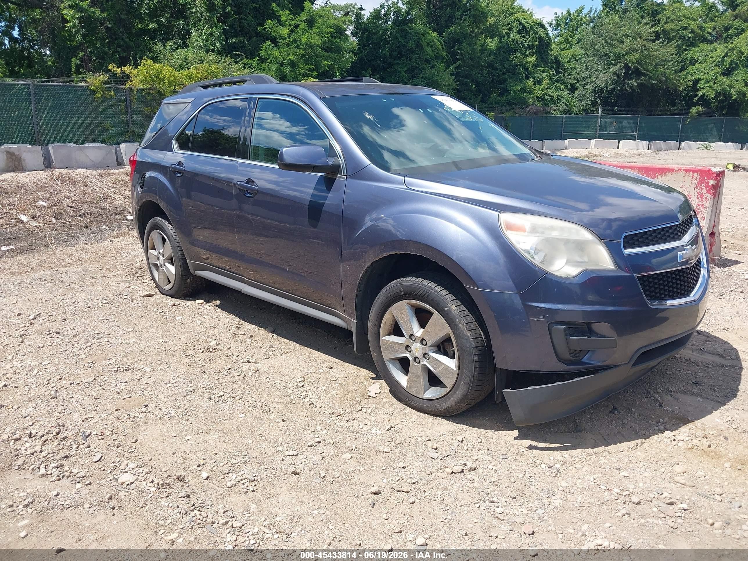 2013 Chevrolet Equinox 1lt Dark Blue vin: 2GNFLEEK8D6310670