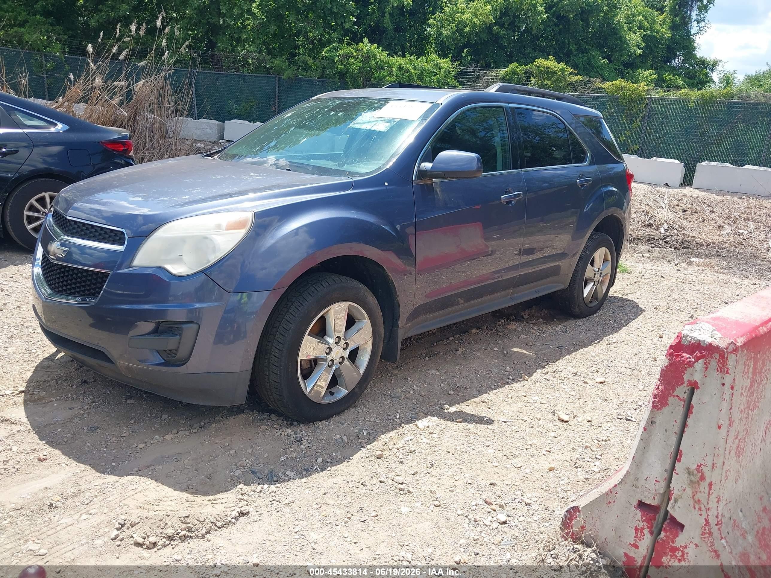 2013 Chevrolet Equinox 1lt Dark Blue vin: 2GNFLEEK8D6310670