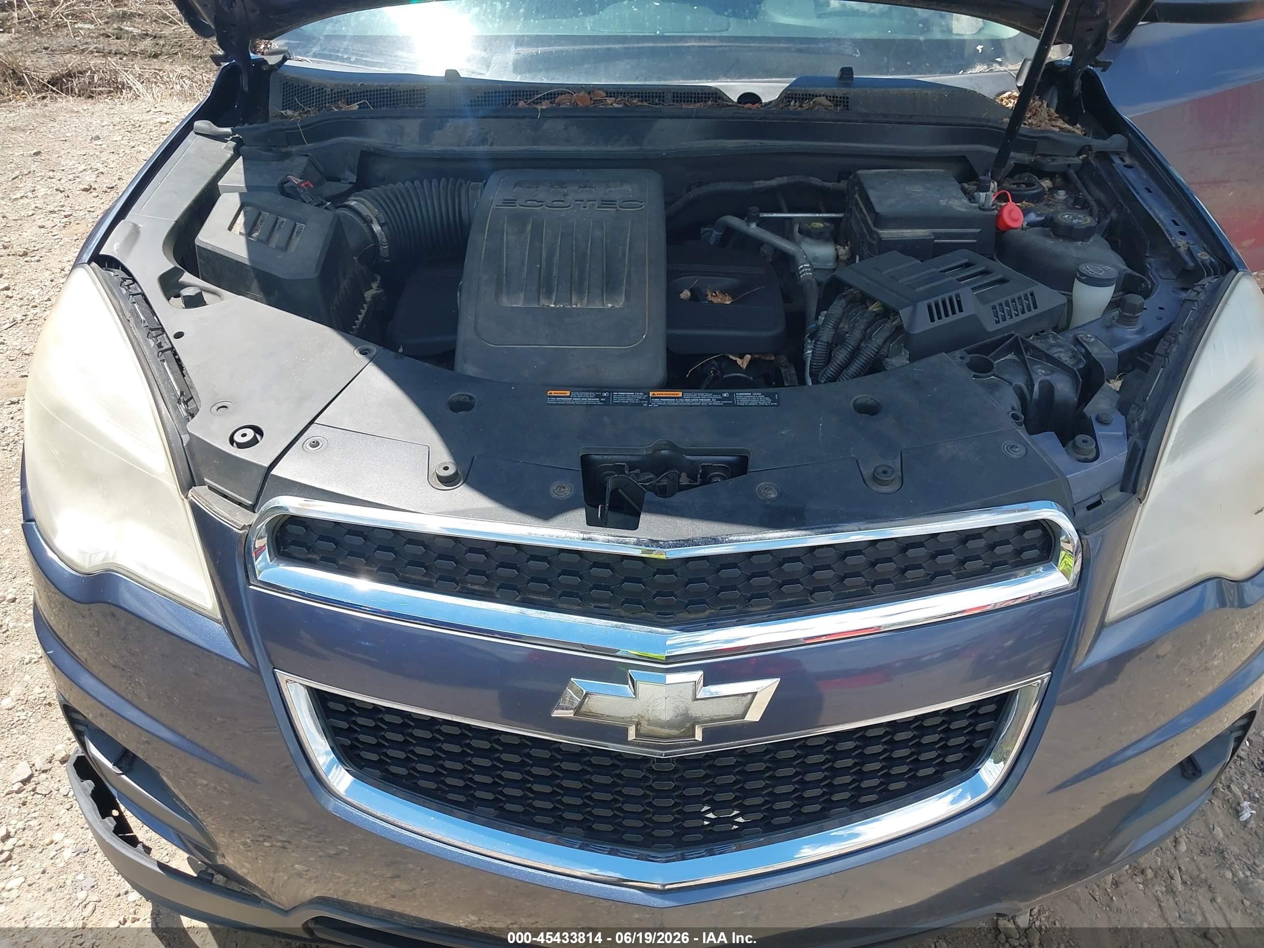 2013 Chevrolet Equinox 1lt Dark Blue vin: 2GNFLEEK8D6310670