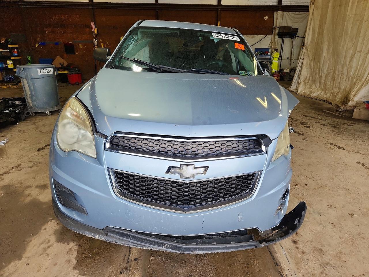 2014 Chevrolet Equinox Ls Blue vin: 2GNFLEEK8E6125696