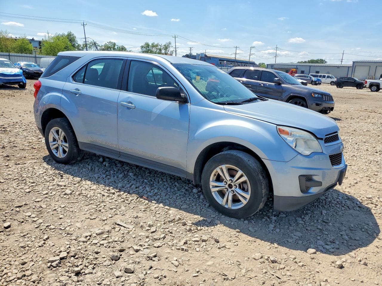 2015 Chevrolet Equinox Ls Blue vin: 2GNFLEEK8F6167920
