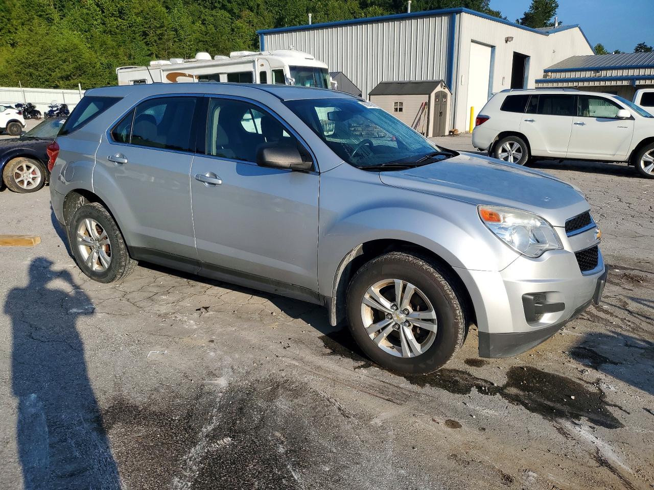 2015 Chevrolet Equinox Ls Silver vin: 2GNFLEEK8F6168565
