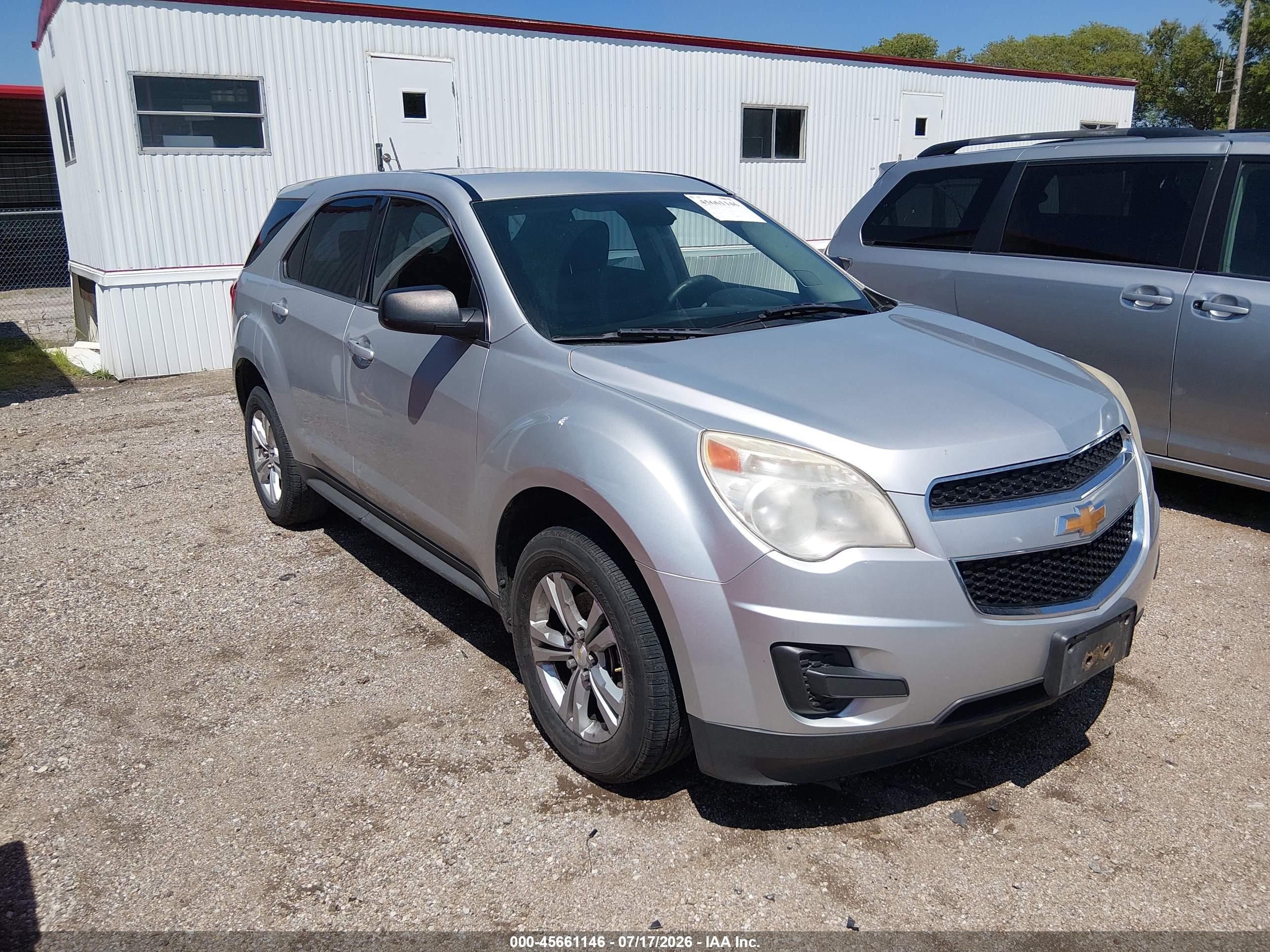 2015 Chevrolet Equinox Ls Silver vin: 2GNFLEEK8F6194387