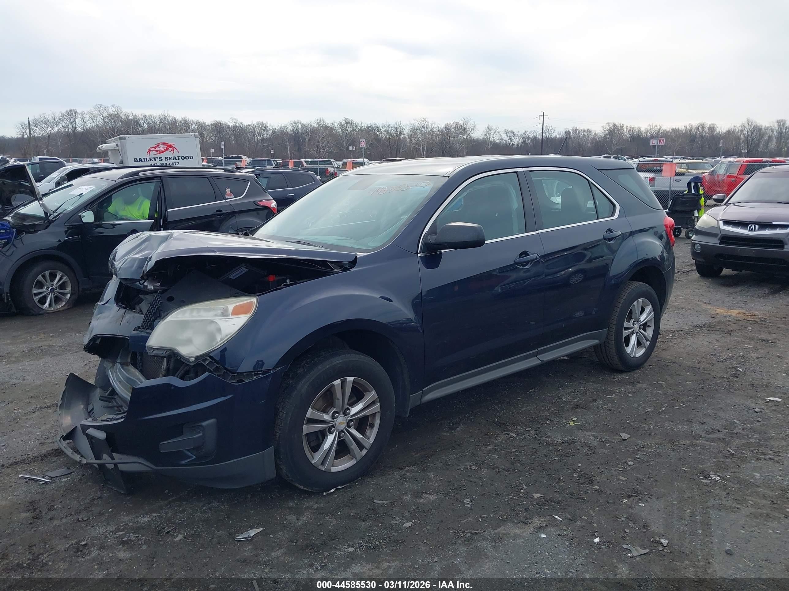 2015 Chevrolet Equinox Ls Blue vin: 2GNFLEEK8F6285904