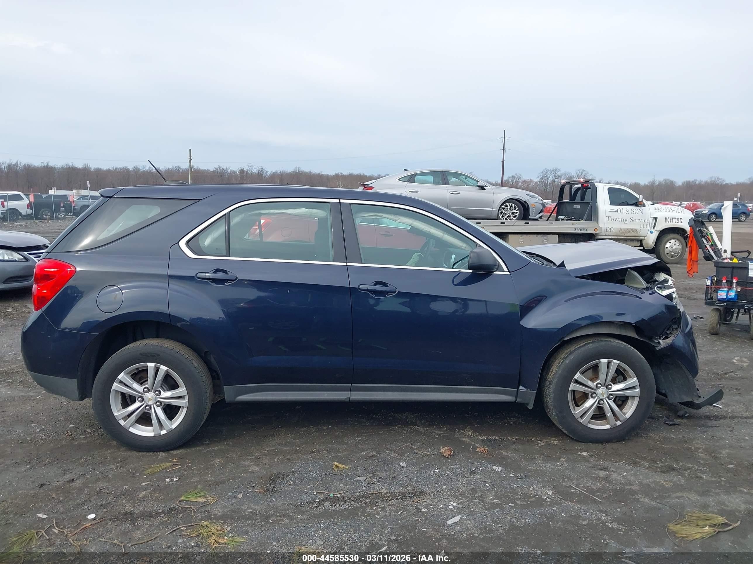 2015 Chevrolet Equinox Ls Blue vin: 2GNFLEEK8F6285904