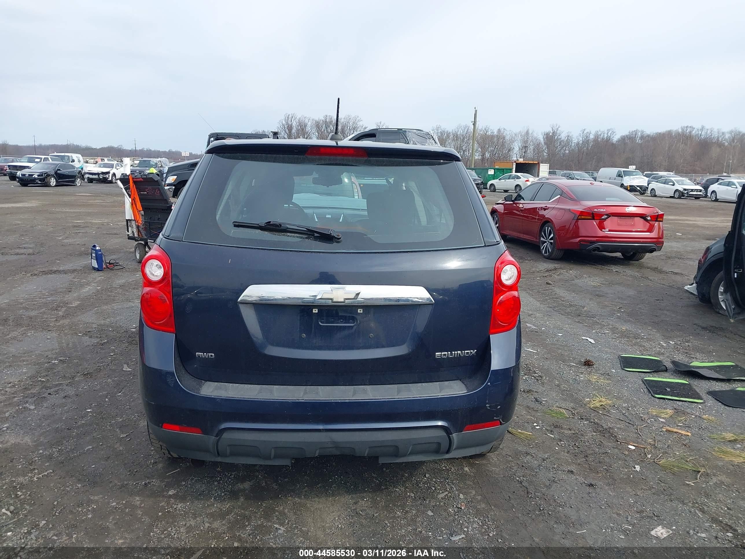 2015 Chevrolet Equinox Ls Blue vin: 2GNFLEEK8F6285904