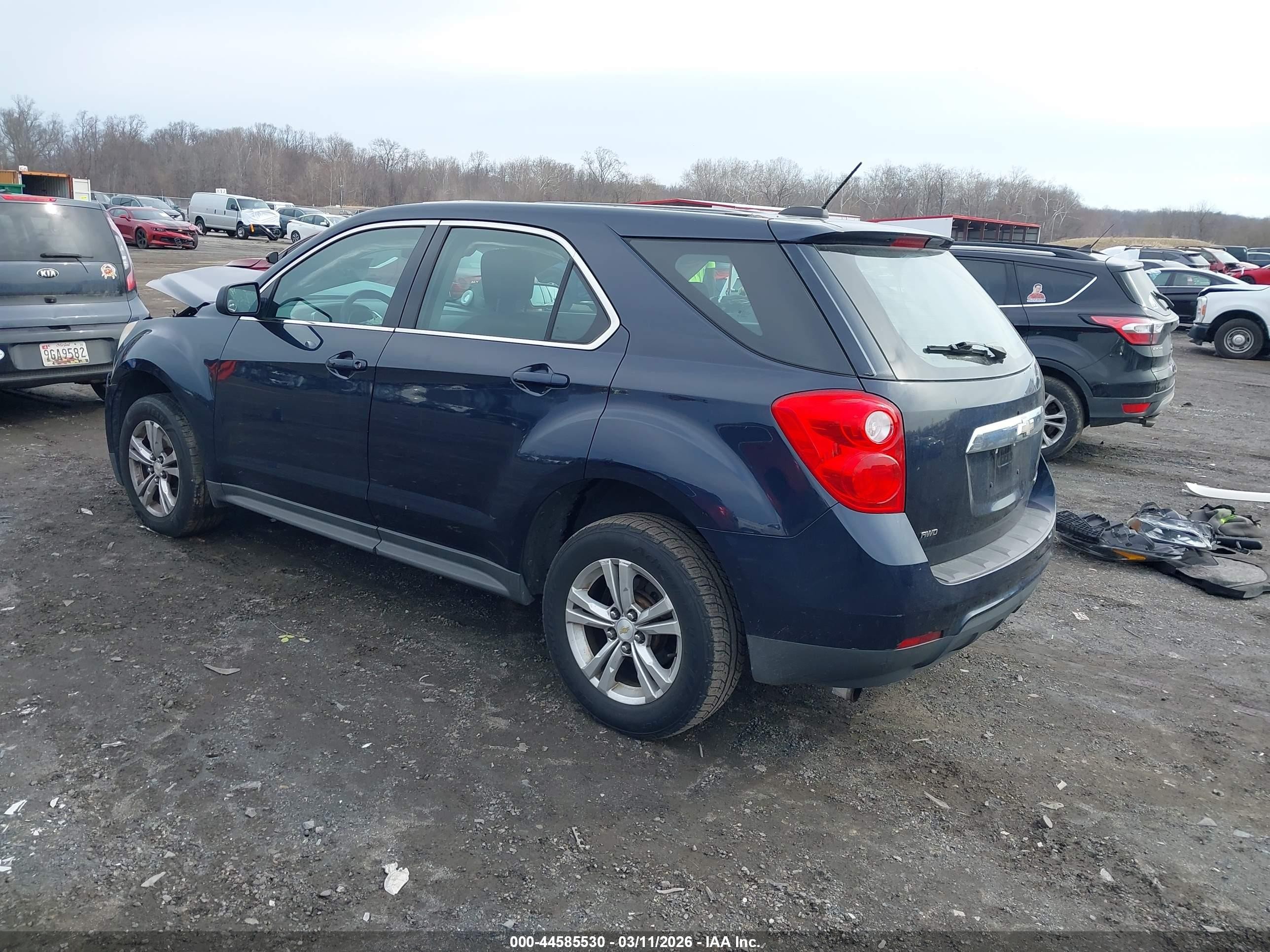 2015 Chevrolet Equinox Ls Blue vin: 2GNFLEEK8F6285904