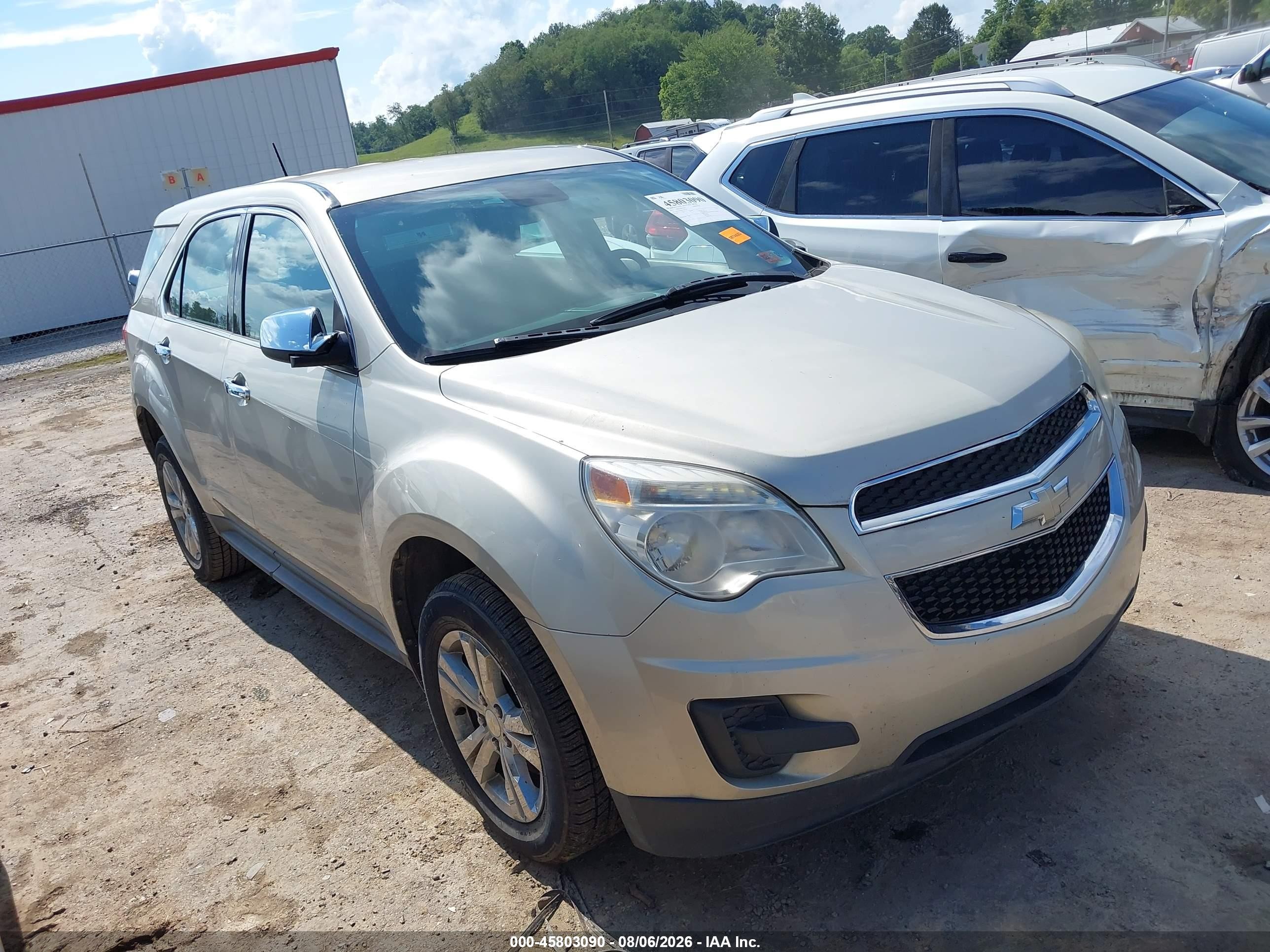 2015 Chevrolet Equinox Ls White vin: 2GNFLEEK8F6369673