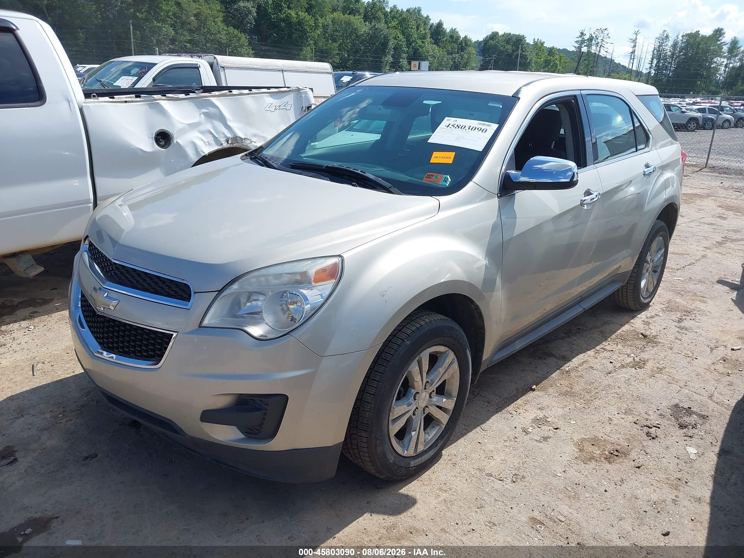2015 Chevrolet Equinox Ls White vin: 2GNFLEEK8F6369673