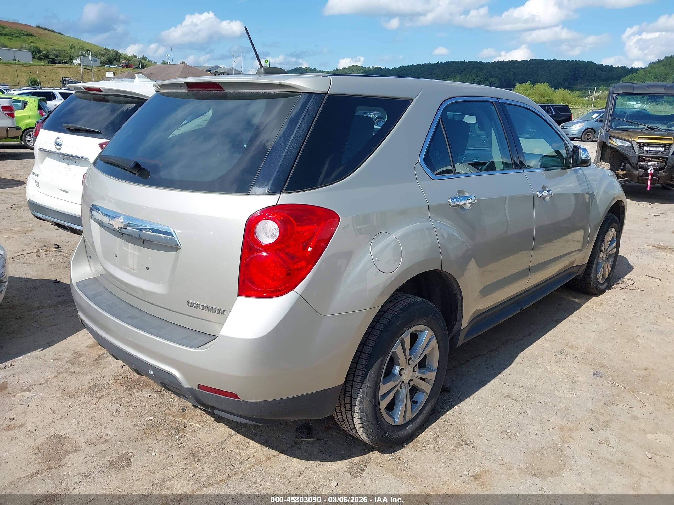 2015 Chevrolet Equinox Ls White vin: 2GNFLEEK8F6369673