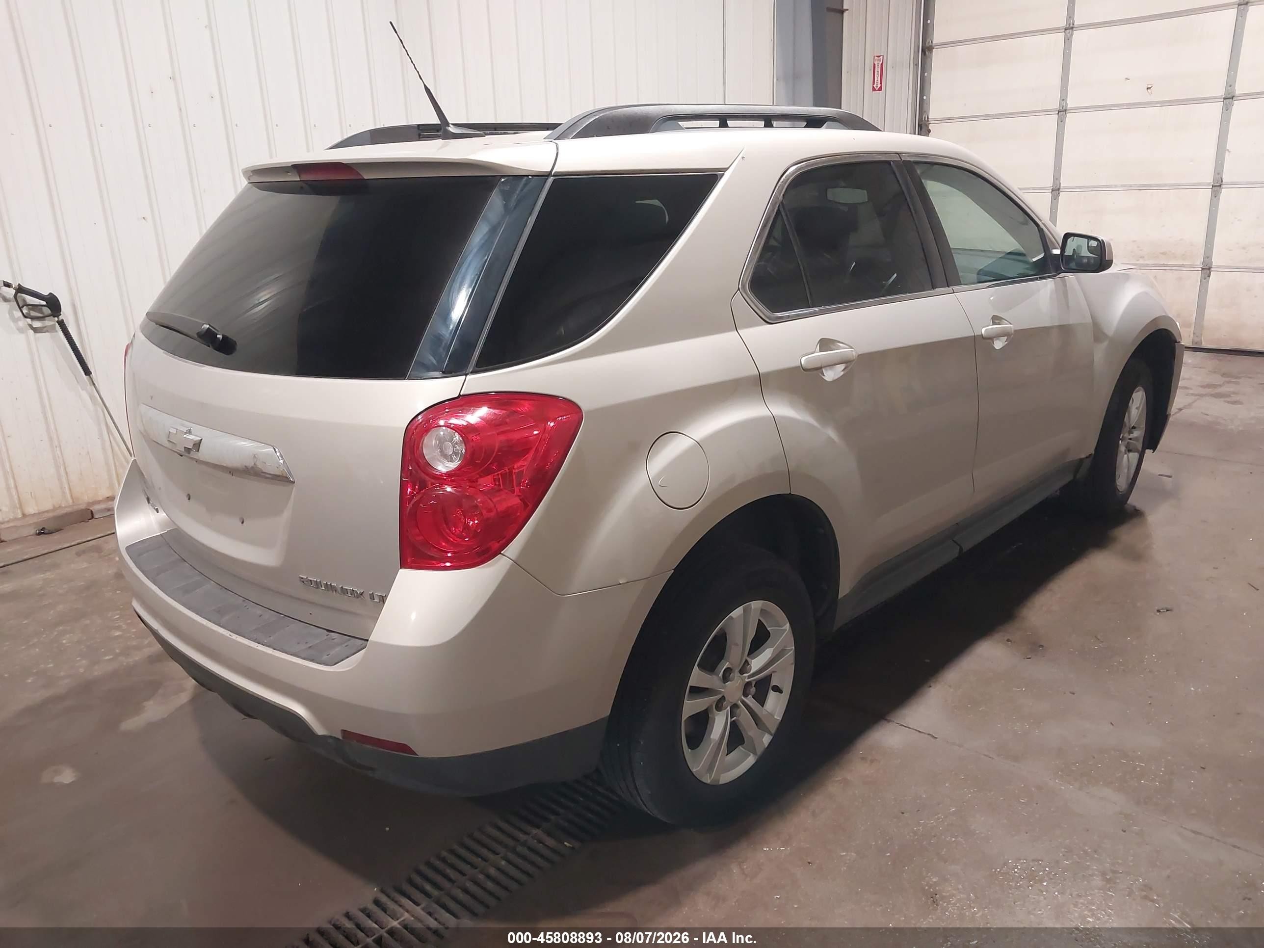 2012 Chevrolet Equinox Lt W/1lt Желто-коричневый vin: 2GNFLEEK9C6241132