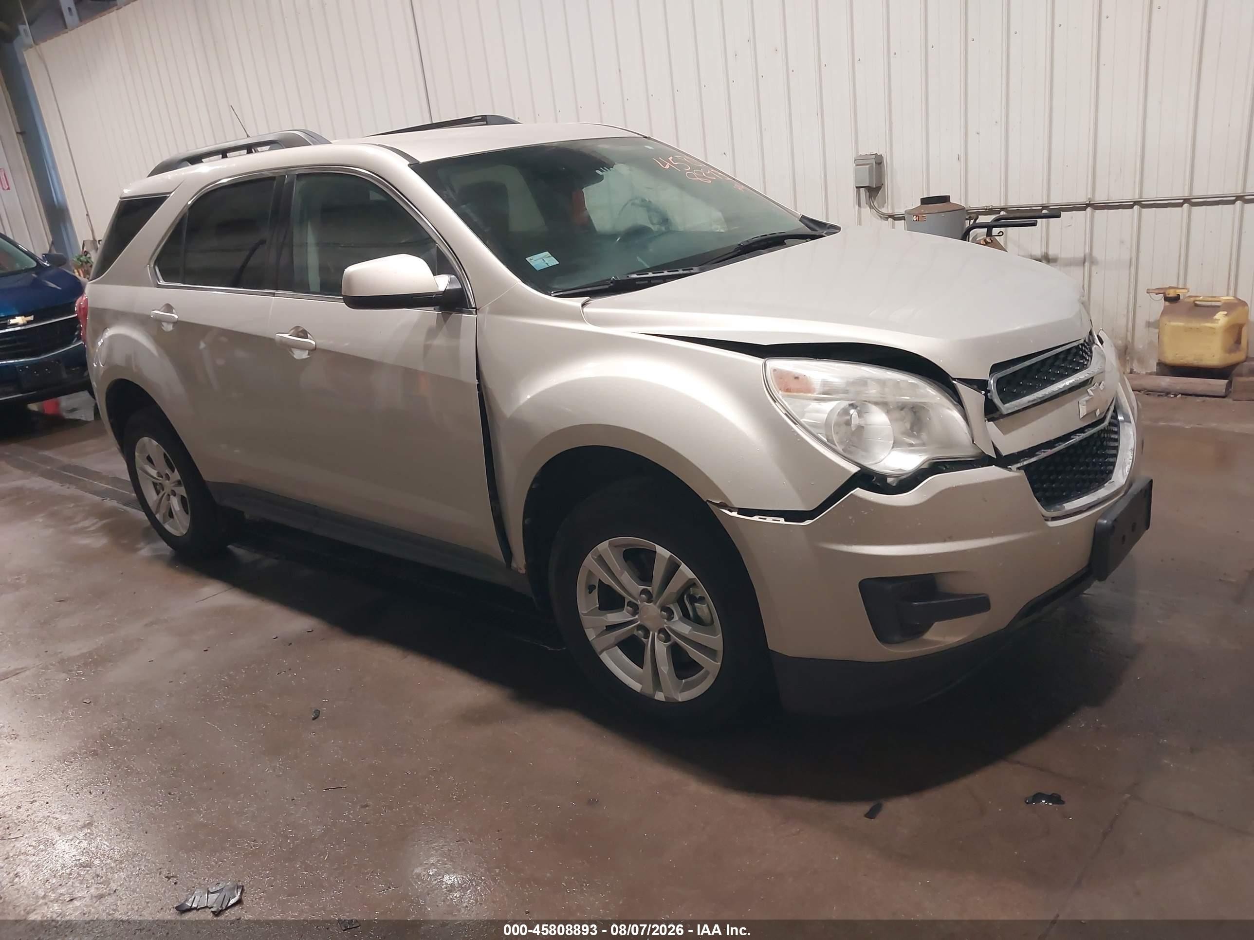 2012 Chevrolet Equinox Lt W/1lt Желто-коричневый vin: 2GNFLEEK9C6241132