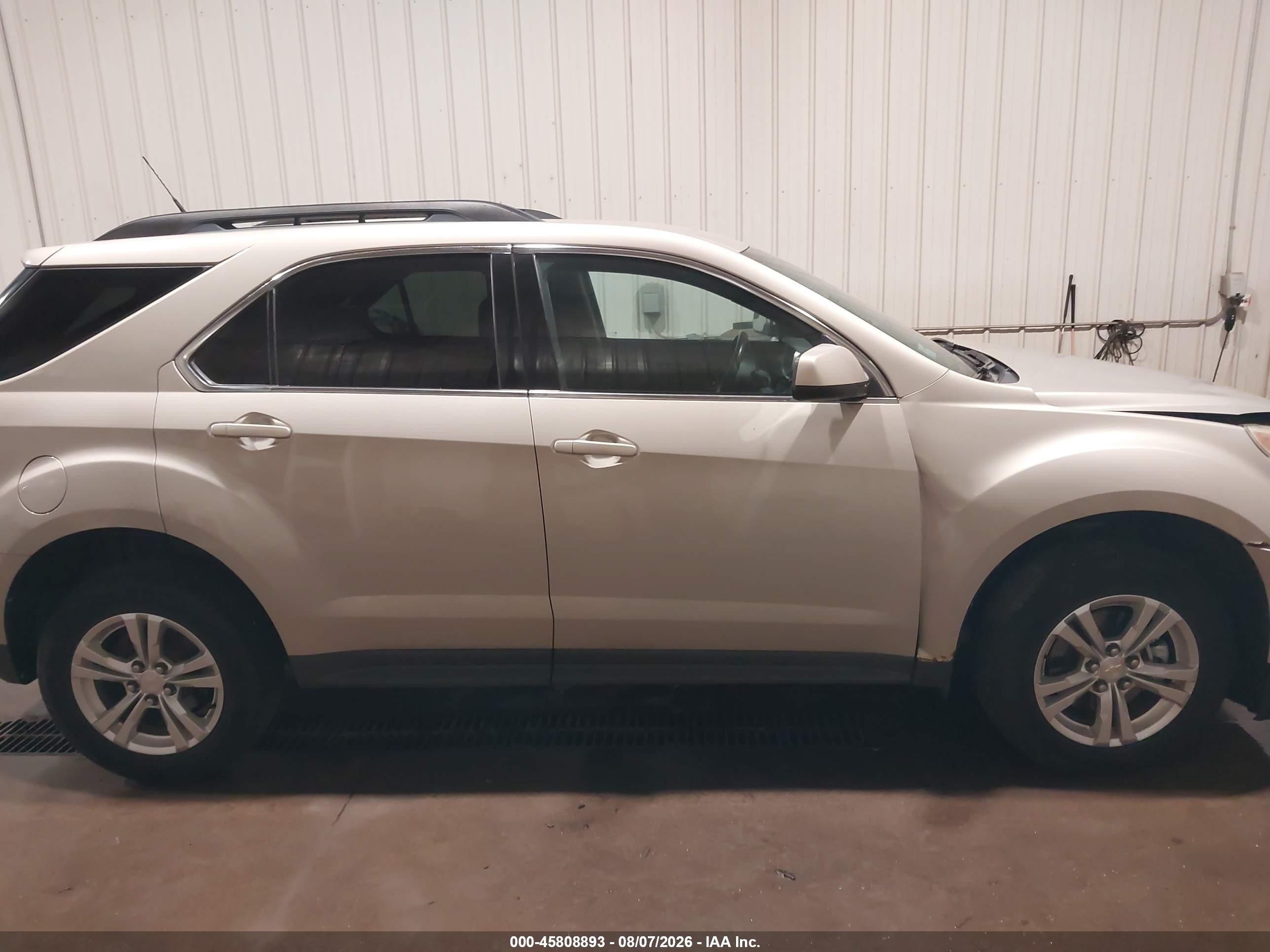 2012 Chevrolet Equinox Lt W/1lt Желто-коричневый vin: 2GNFLEEK9C6241132