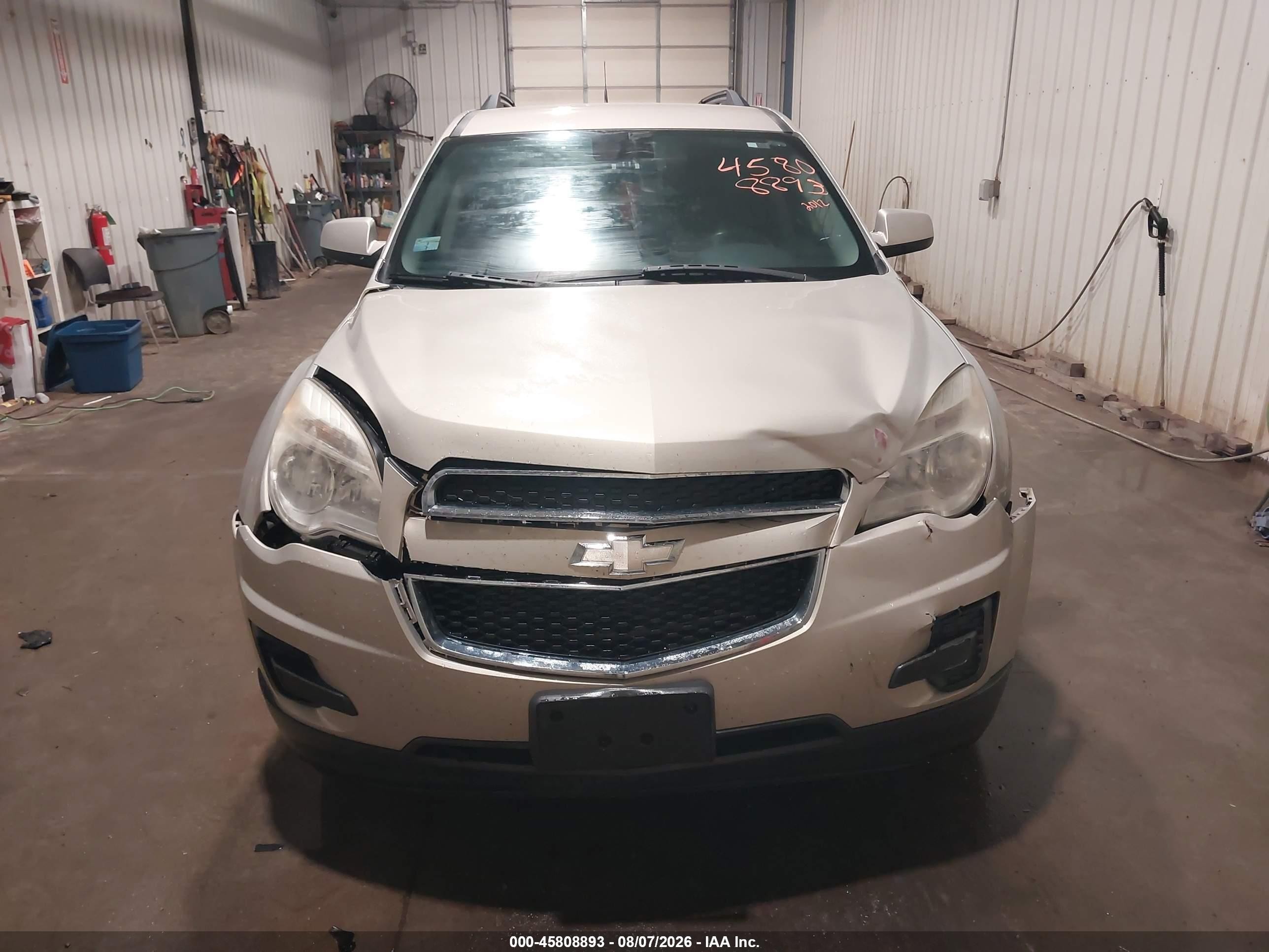 2012 Chevrolet Equinox Lt W/1lt Желто-коричневый vin: 2GNFLEEK9C6241132