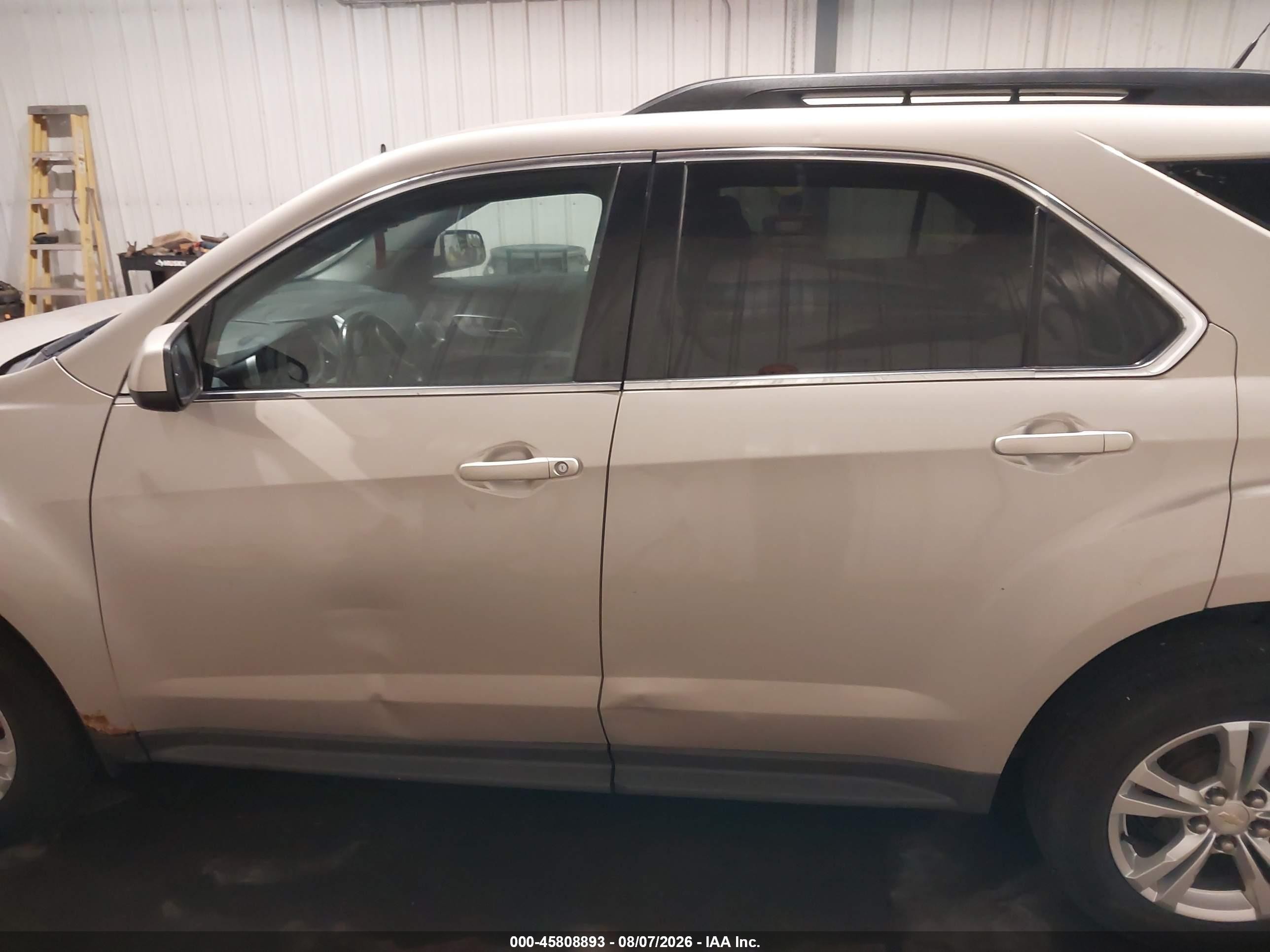 2012 Chevrolet Equinox Lt W/1lt Желто-коричневый vin: 2GNFLEEK9C6241132
