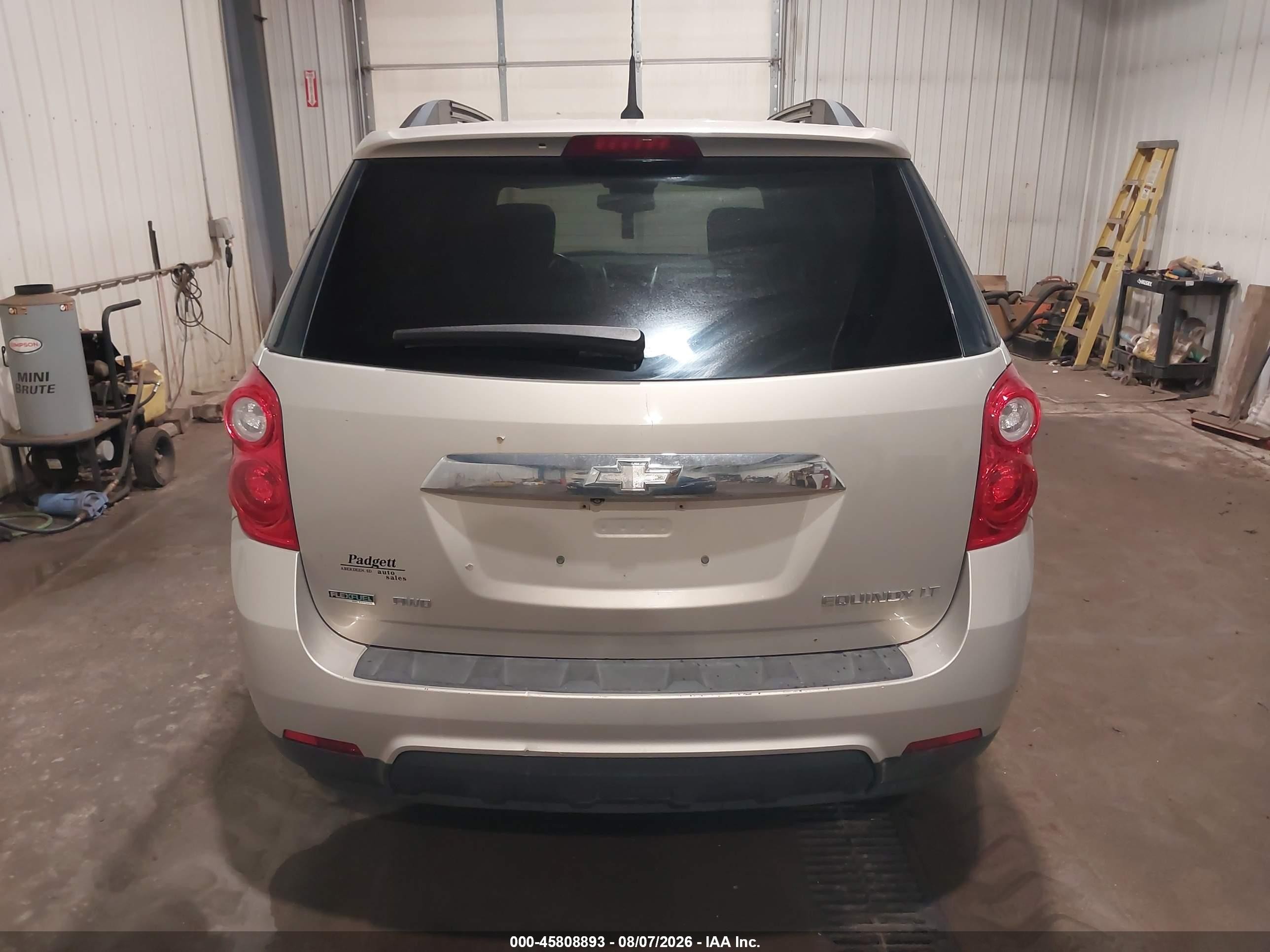 2012 Chevrolet Equinox Lt W/1lt Желто-коричневый vin: 2GNFLEEK9C6241132