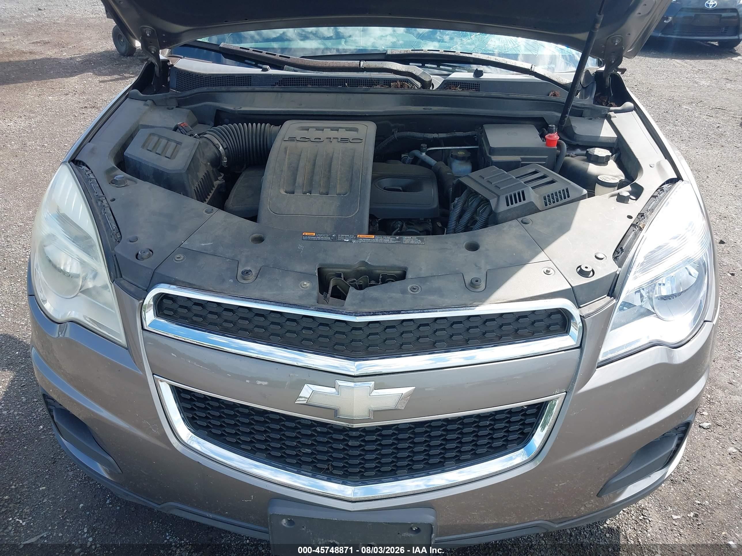 2012 Chevrolet Equinox Lt W/1lt Gray vin: 2GNFLEEK9C6306559