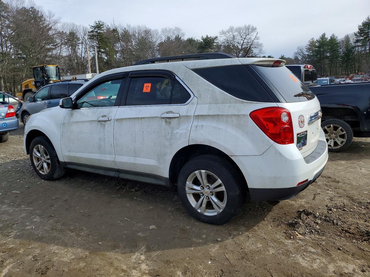 2012 Chevrolet Equinox Lt White vin: 2GNFLEEK9C6373677