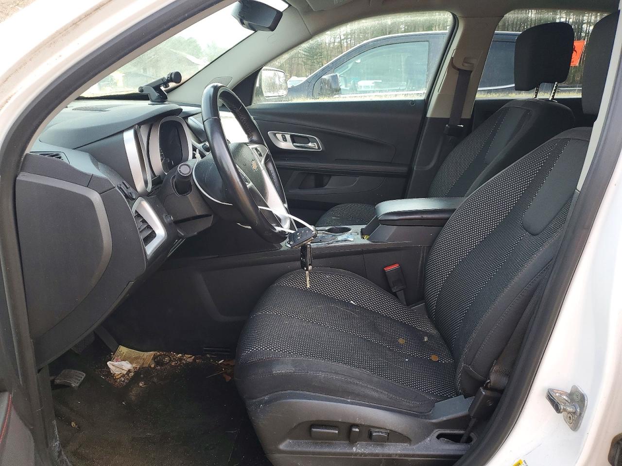 2012 Chevrolet Equinox Lt White vin: 2GNFLEEK9C6373677