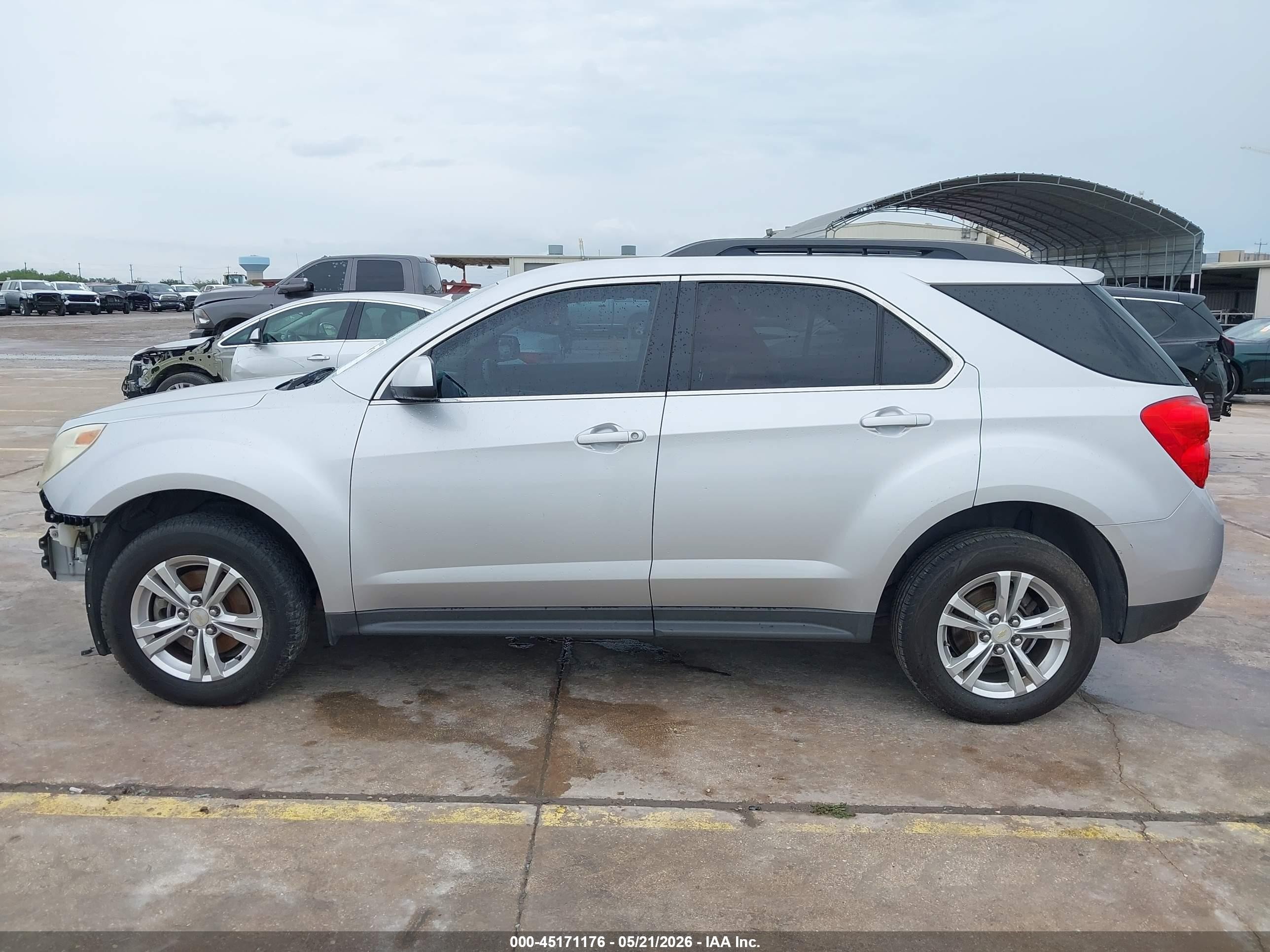 2013 Chevrolet Equinox 1lt Silver vin: 2GNFLEEK9D6101289