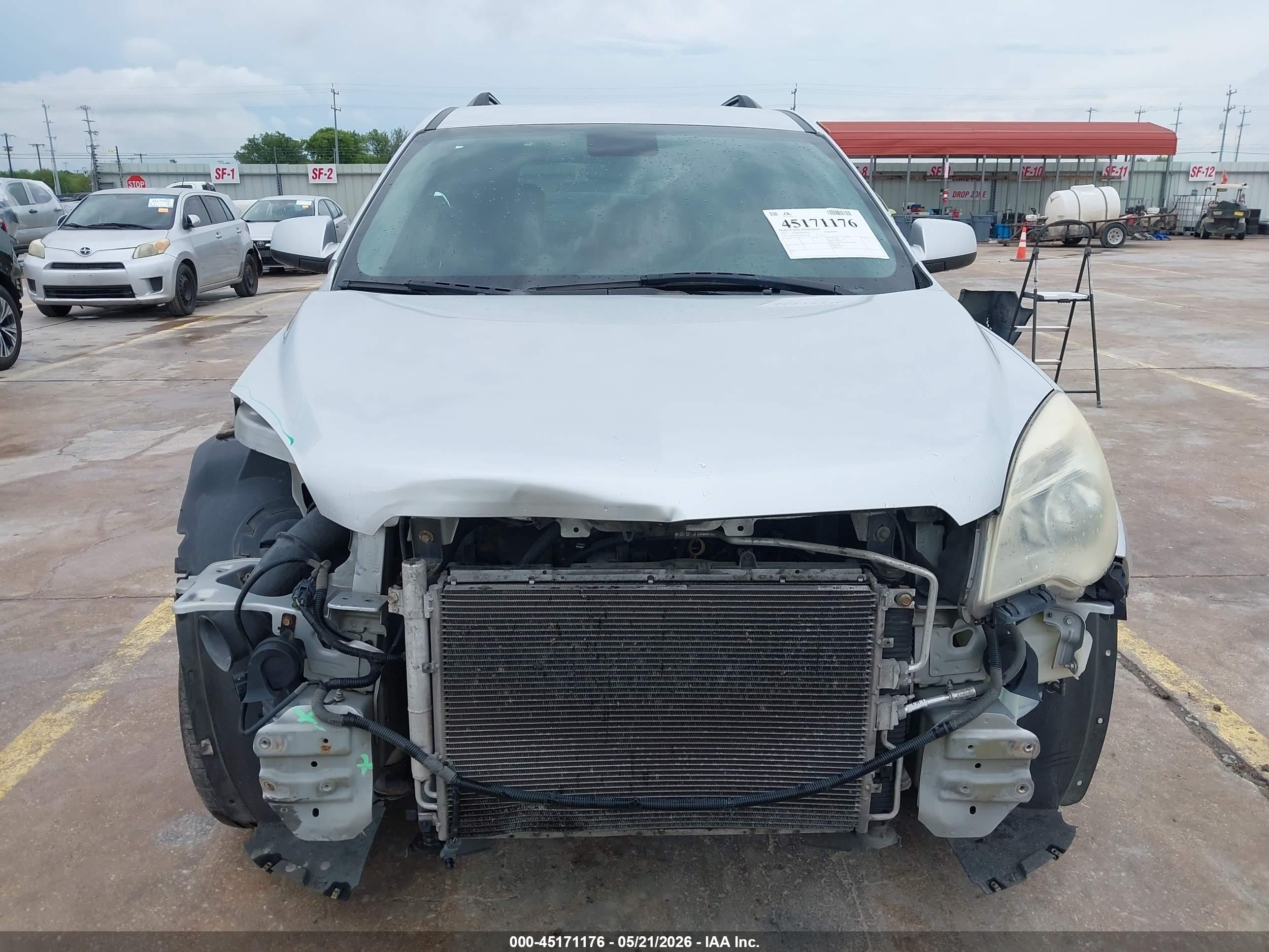 2013 Chevrolet Equinox 1lt Silver vin: 2GNFLEEK9D6101289