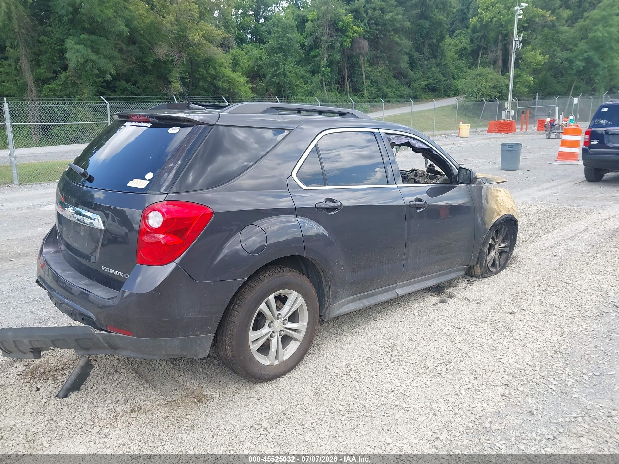 2013 Chevrolet Equinox Lt Black vin: 2GNFLEEK9D6237213