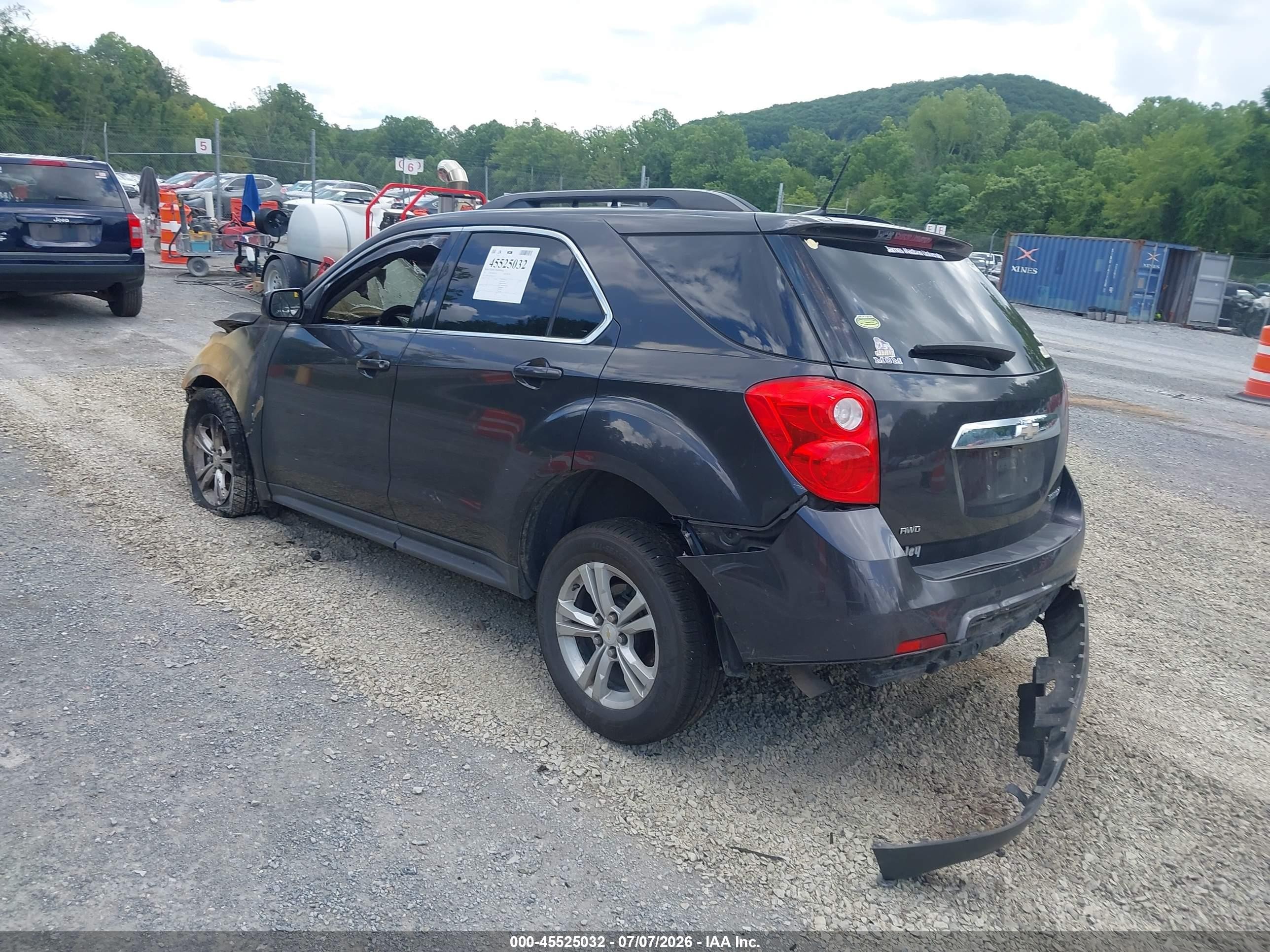 2013 Chevrolet Equinox Lt Black vin: 2GNFLEEK9D6237213