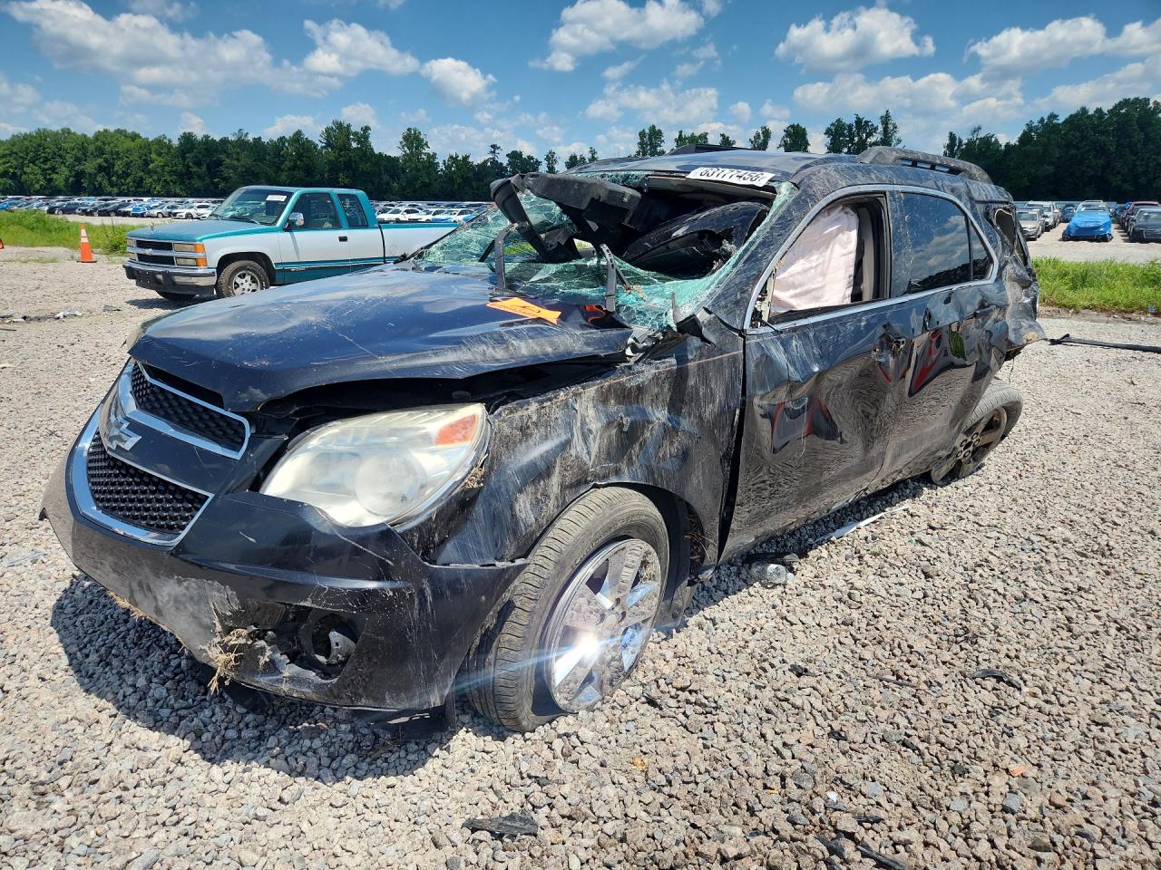 2013 Chevrolet Equinox Lt Black vin: 2GNFLEEK9D6243352
