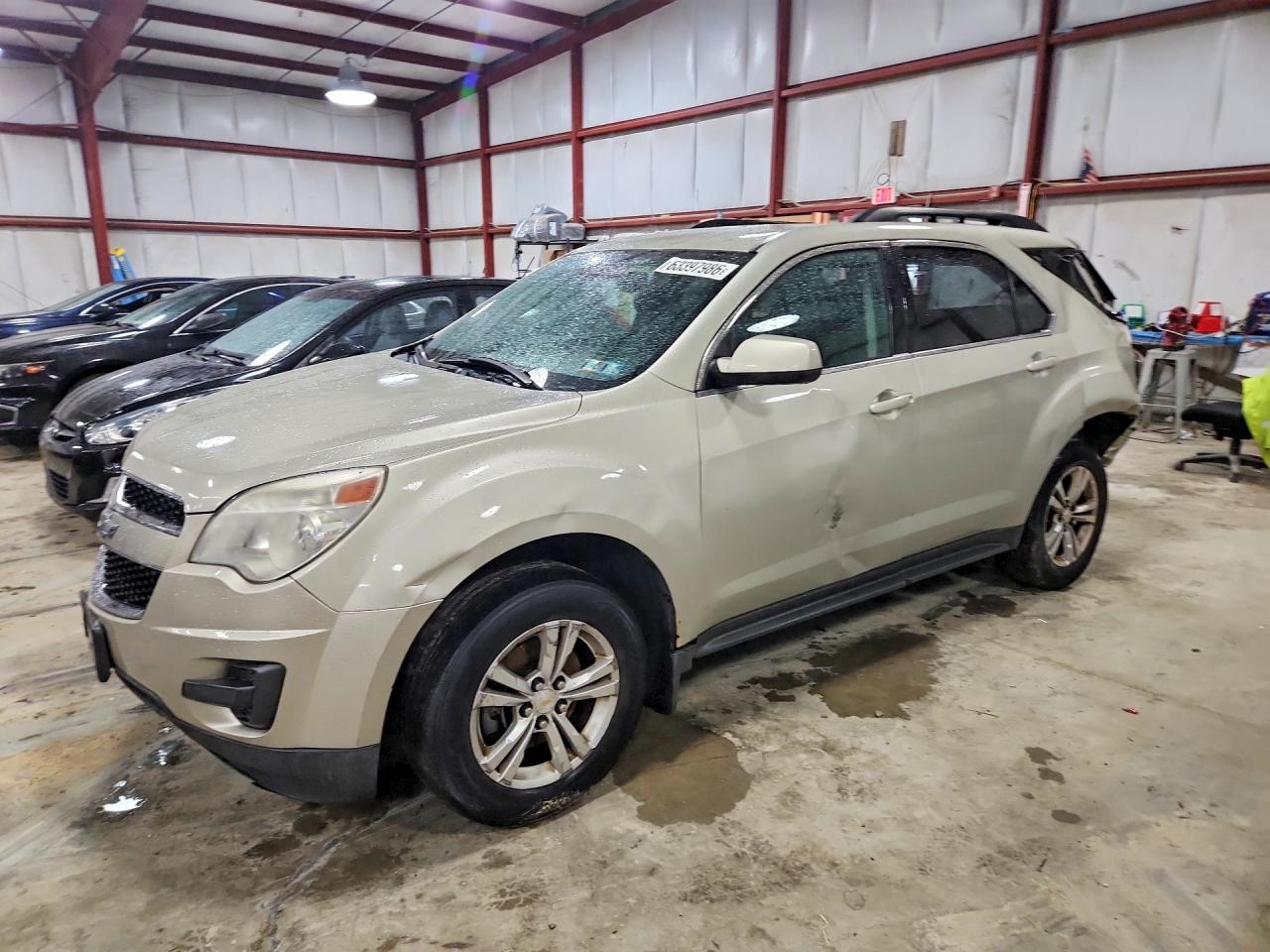 2013 Chevrolet Equinox Lt Cream vin: 2GNFLEEK9D6322097