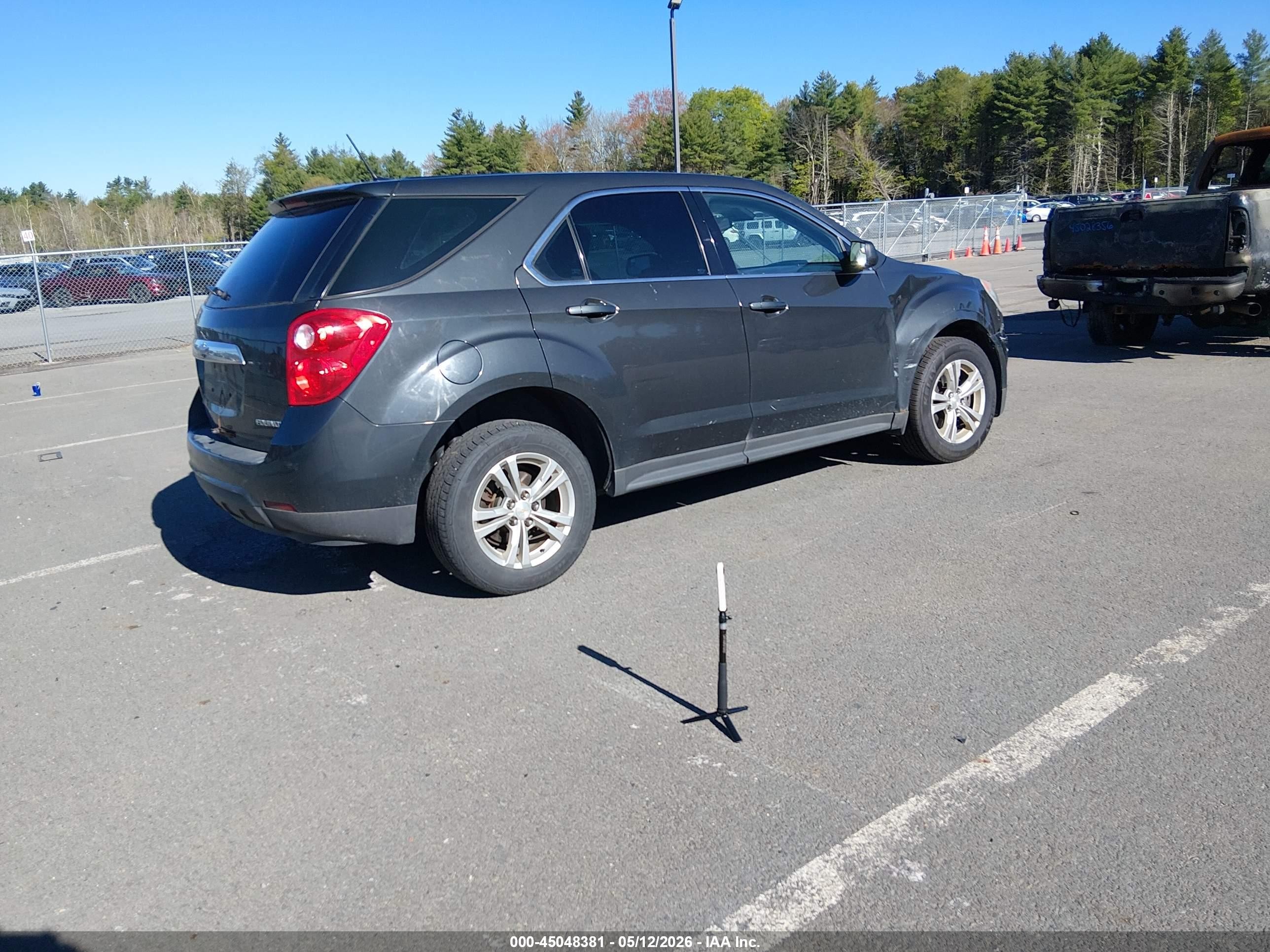 2014 Chevrolet Equinox Ls Gray vin: 2GNFLEEK9E6162532