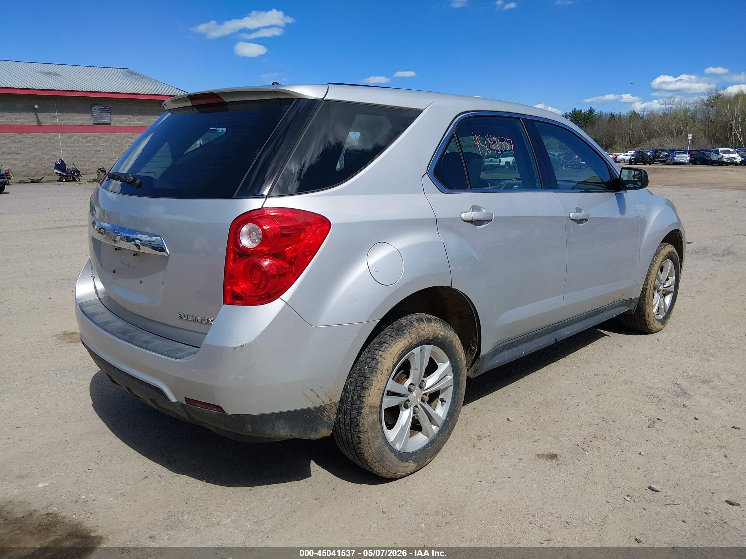 2014 Chevrolet Equinox Ls Серебряный vin: 2GNFLEEK9E6209252