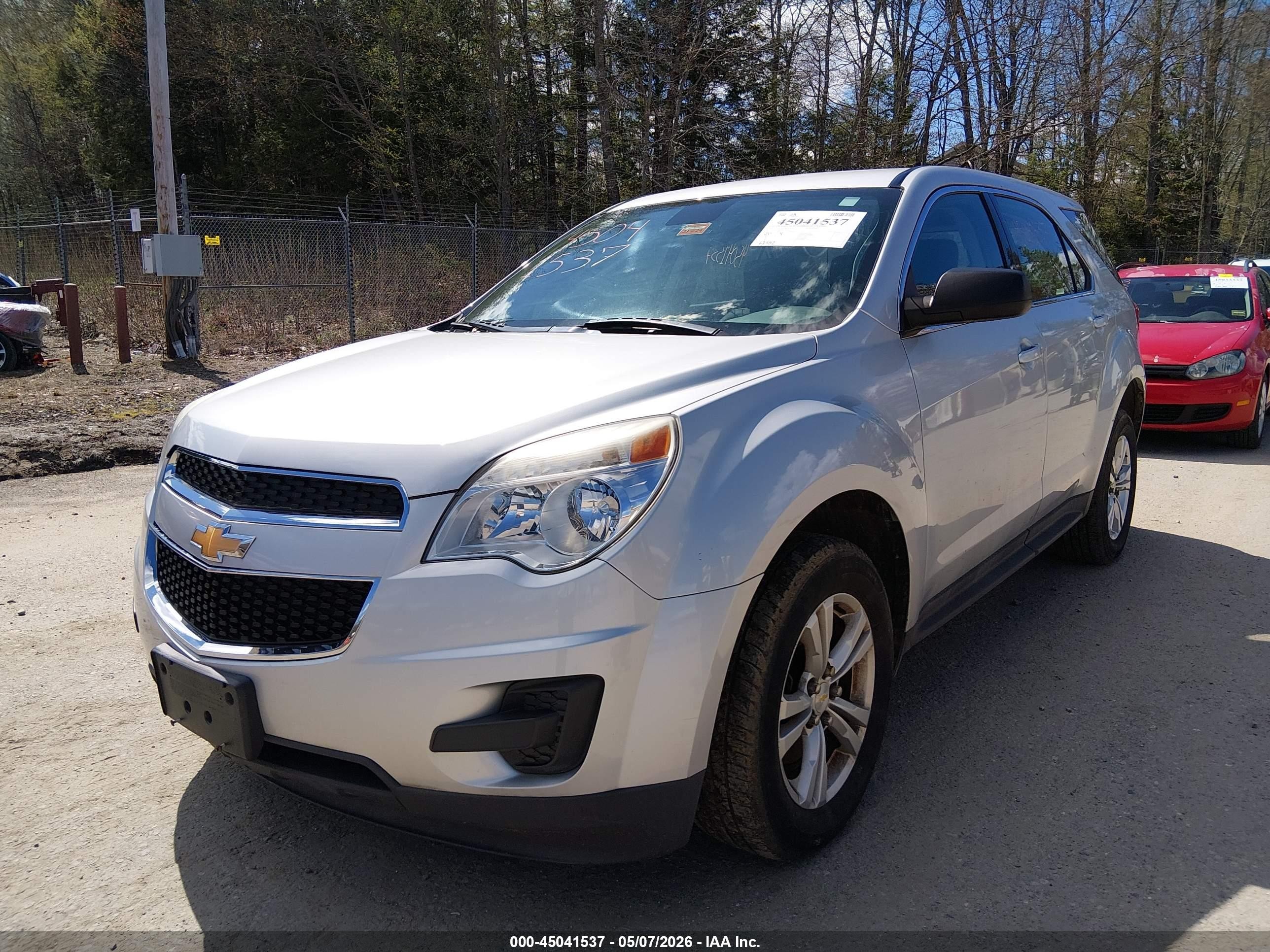 2014 Chevrolet Equinox Ls Серебряный vin: 2GNFLEEK9E6209252