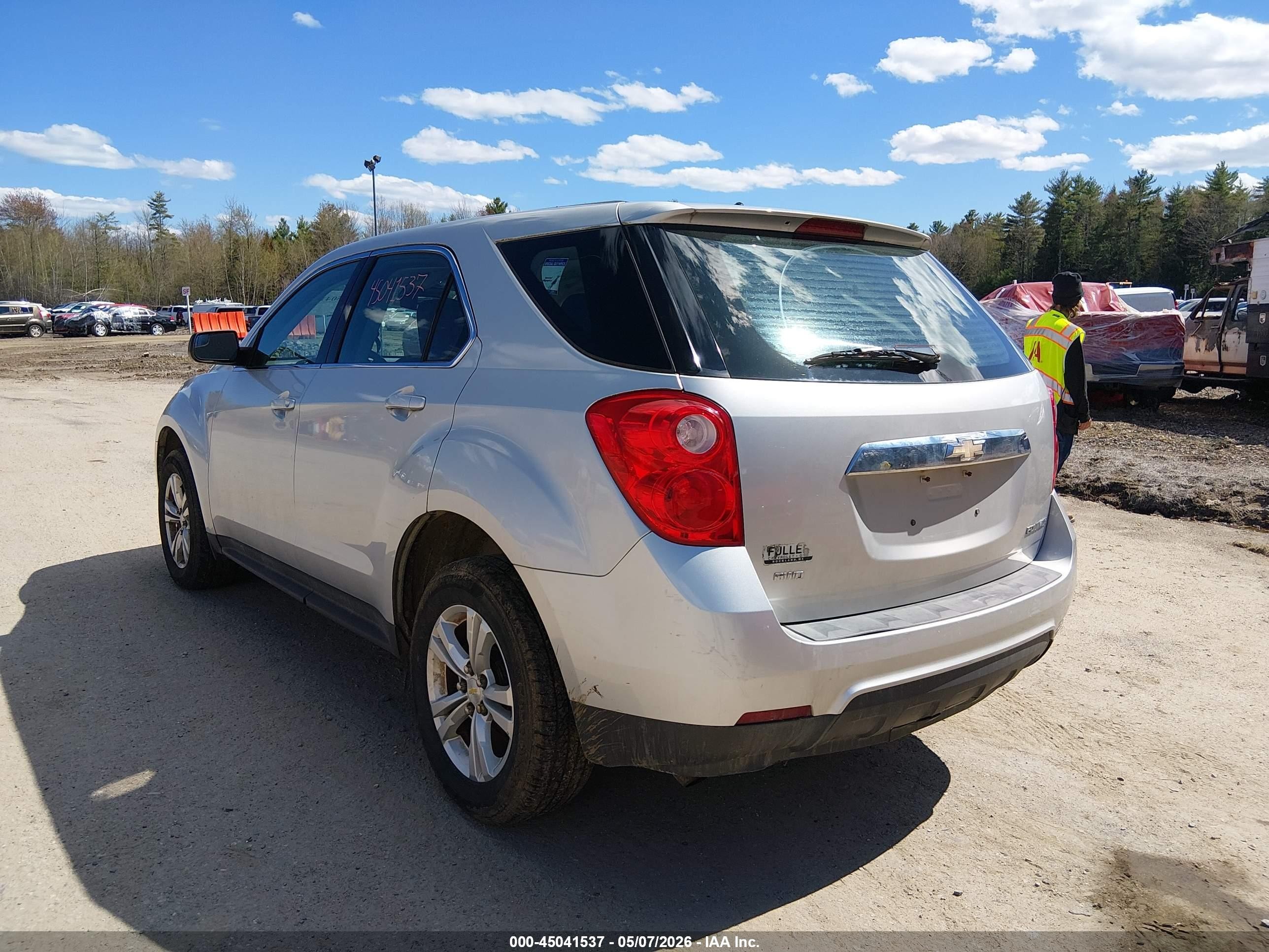 2014 Chevrolet Equinox Ls Серебряный vin: 2GNFLEEK9E6209252