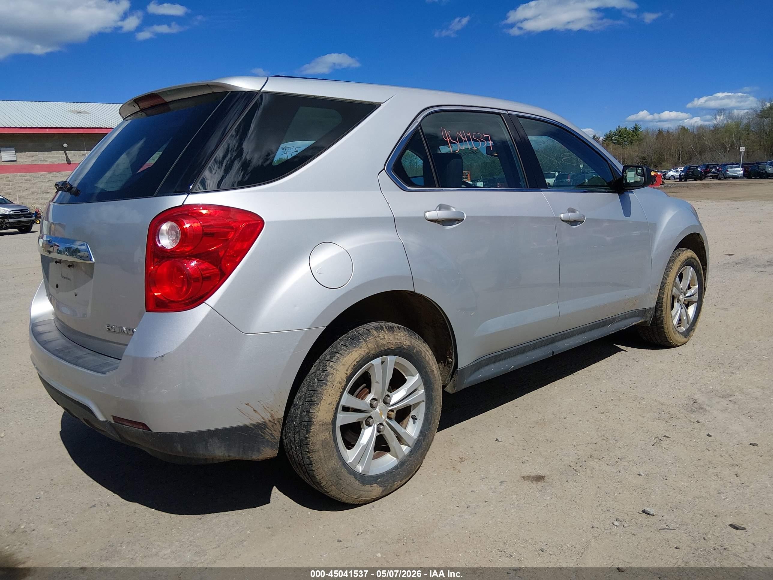 2014 Chevrolet Equinox Ls Серебряный vin: 2GNFLEEK9E6209252