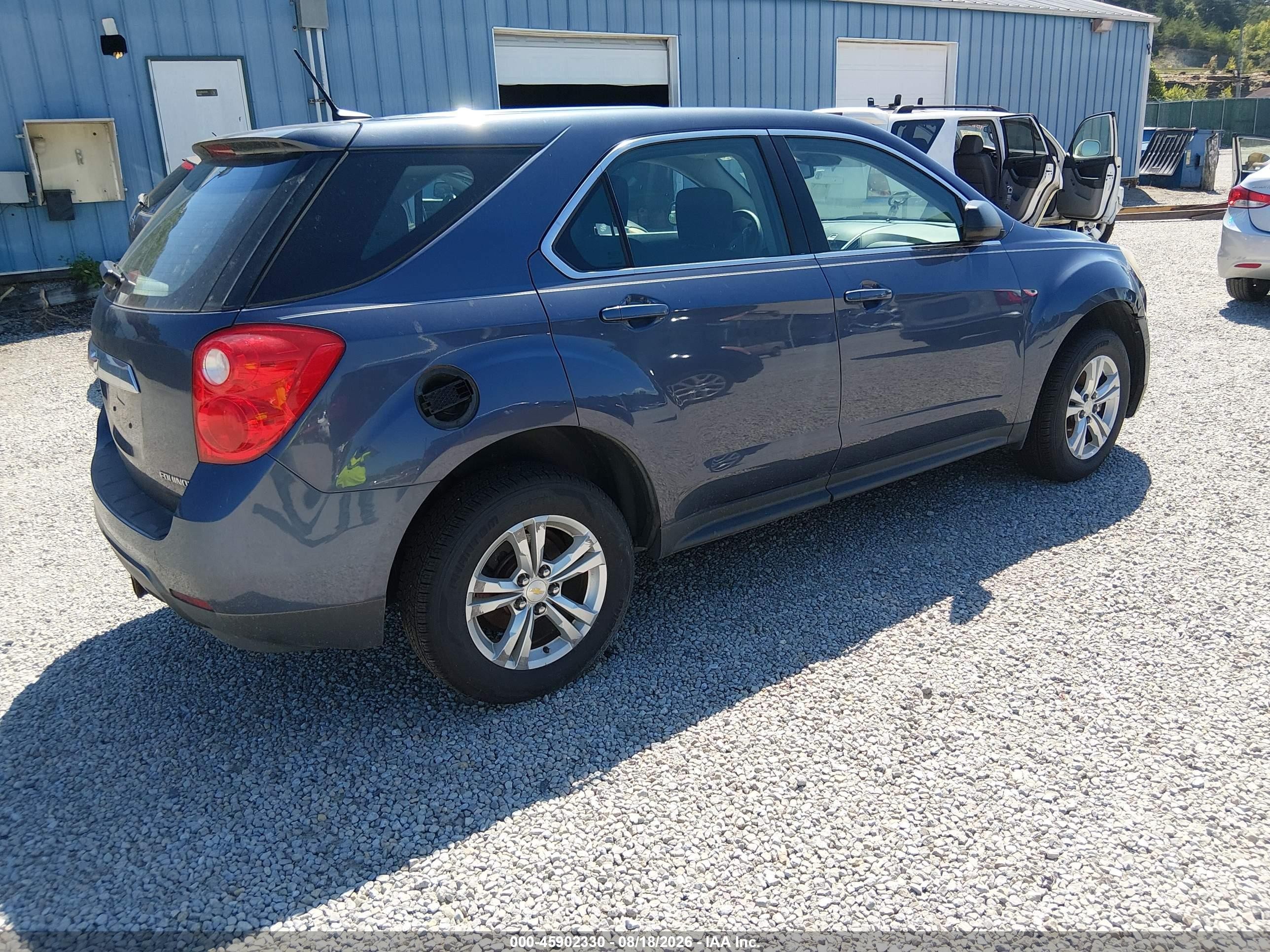 2014 Chevrolet Equinox Ls Blue vin: 2GNFLEEK9E6236015