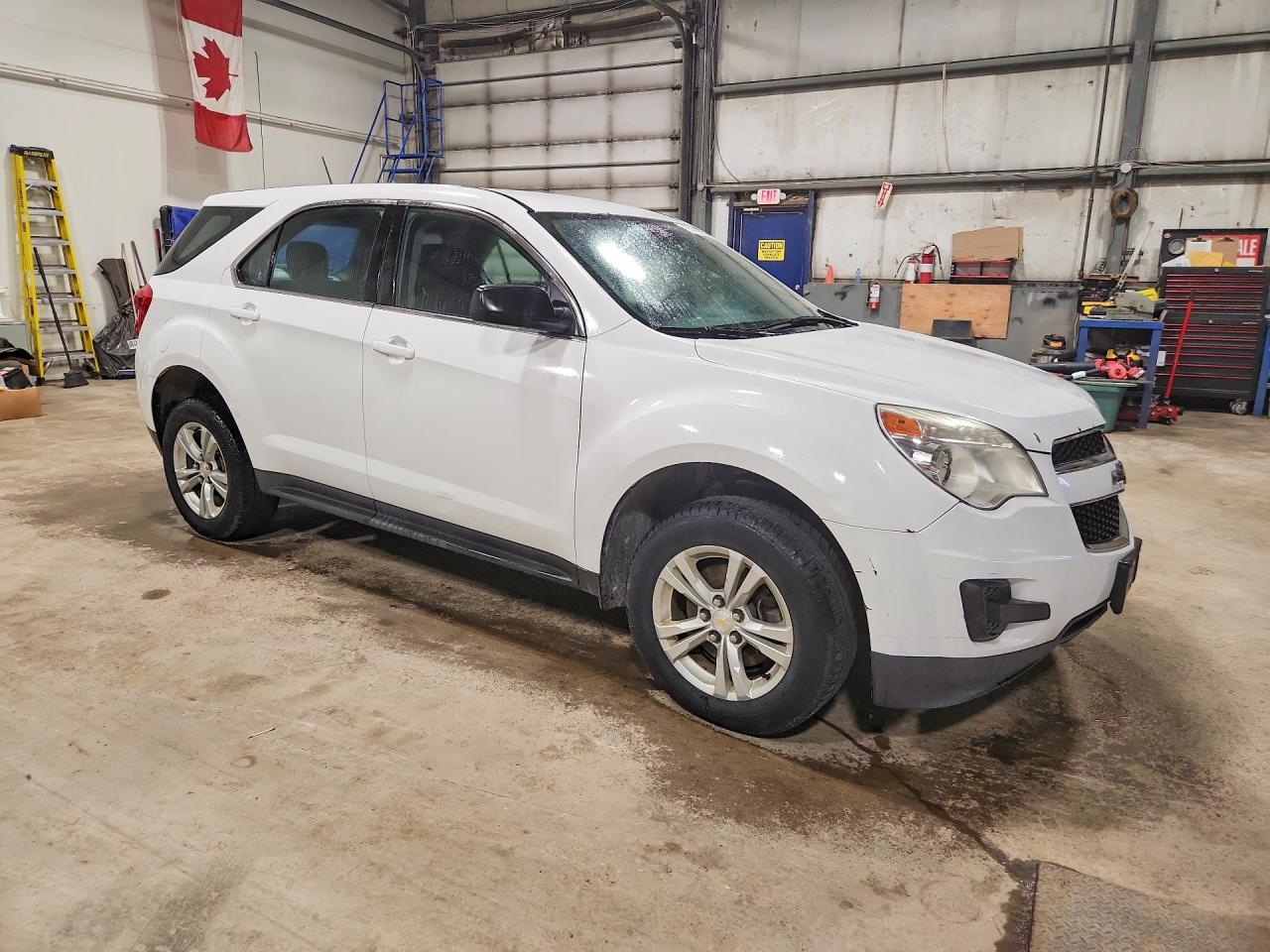 2014 Chevrolet Equinox Ls White vin: 2GNFLEEK9E6337085