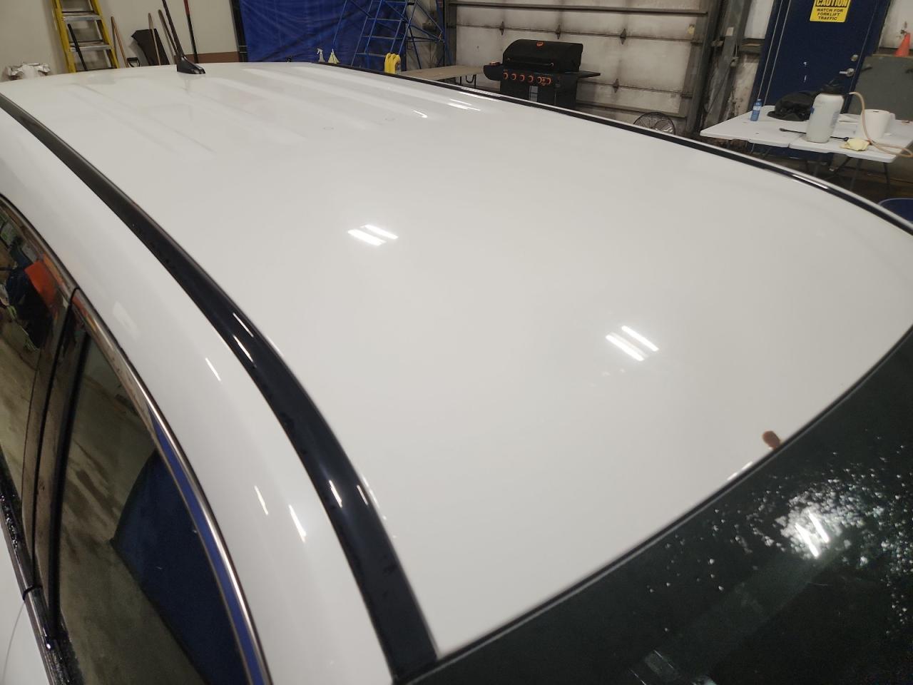 2014 Chevrolet Equinox Ls White vin: 2GNFLEEK9E6337085 Damage: Roof, Rust, 1/2 To 1 Inch