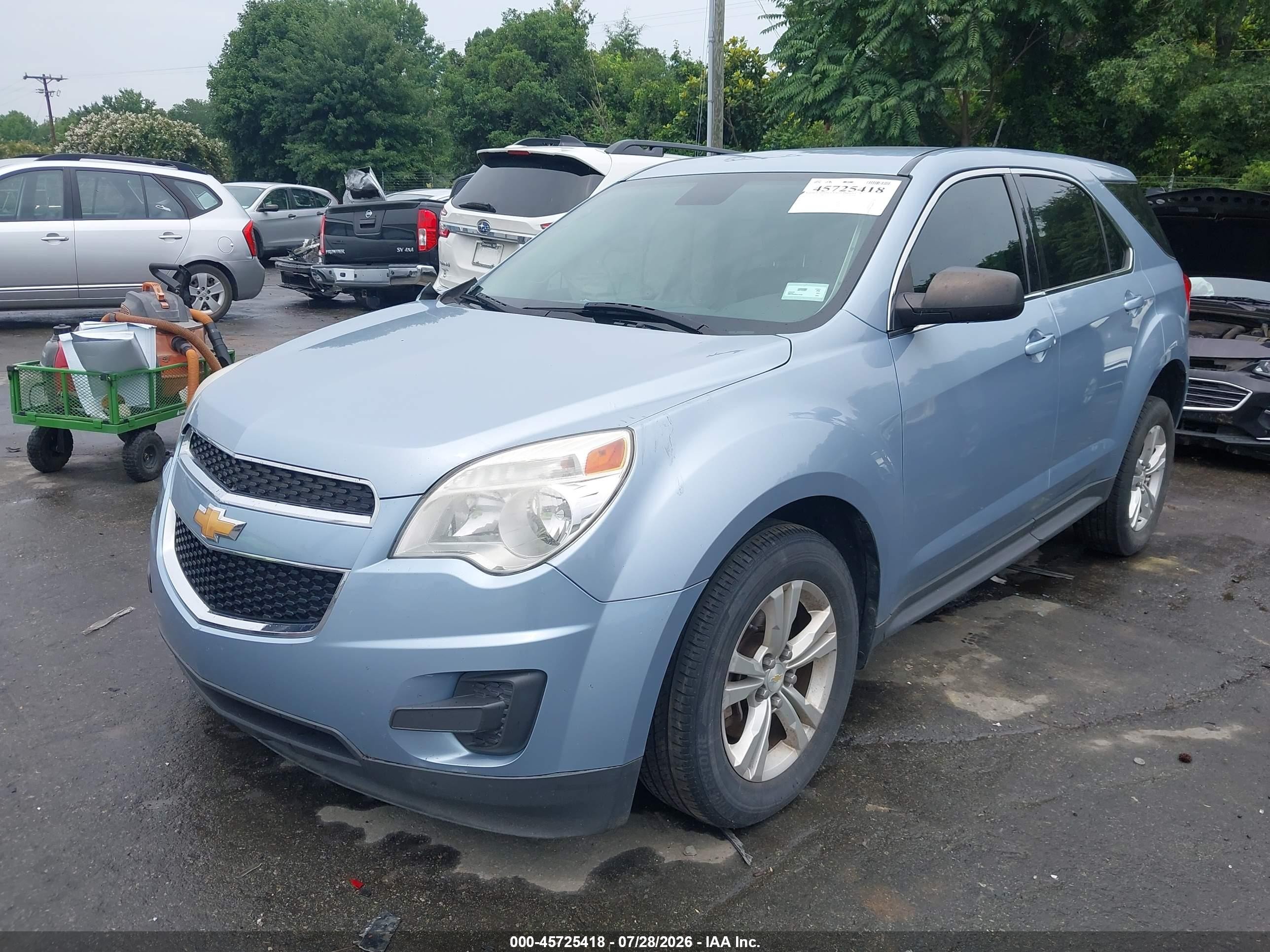 2015 Chevrolet Equinox Ls Синий vin: 2GNFLEEK9F6179185