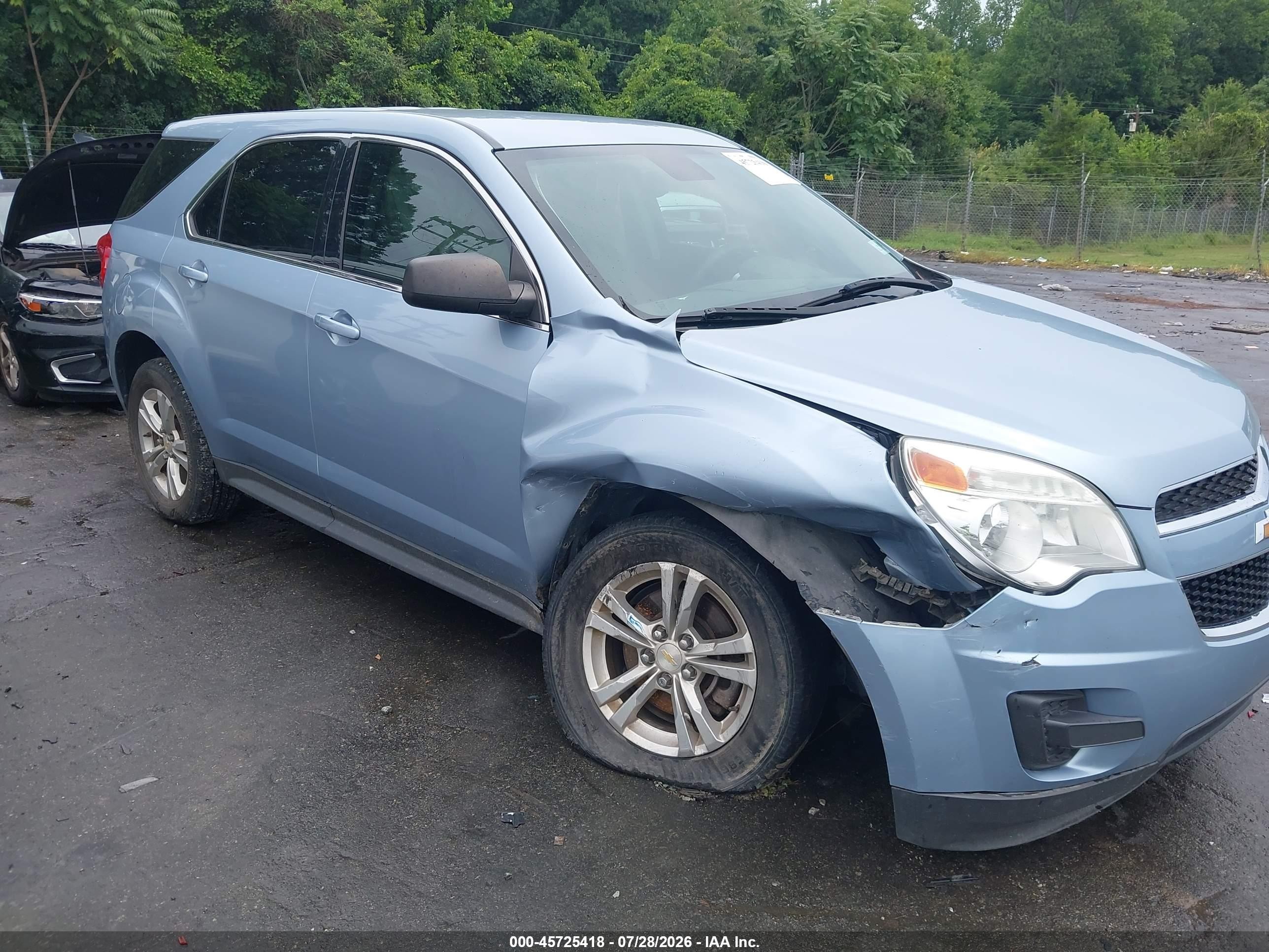 2015 Chevrolet Equinox Ls Синий vin: 2GNFLEEK9F6179185